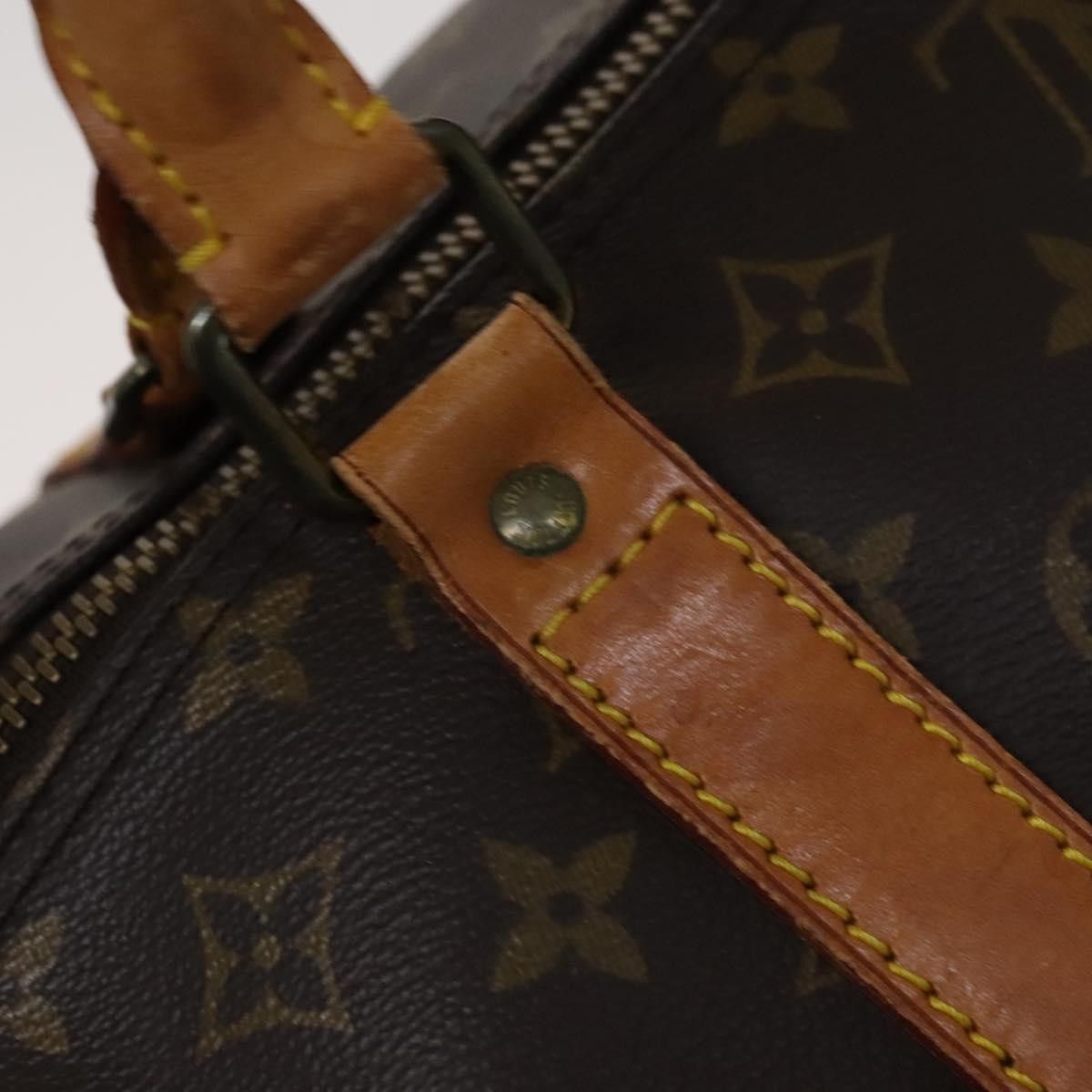 Louis Vuitton Keepall 60 Brown Canvas Travel Bag (Pre-Owned) Size ONE SIZE - 12 Thumbnail