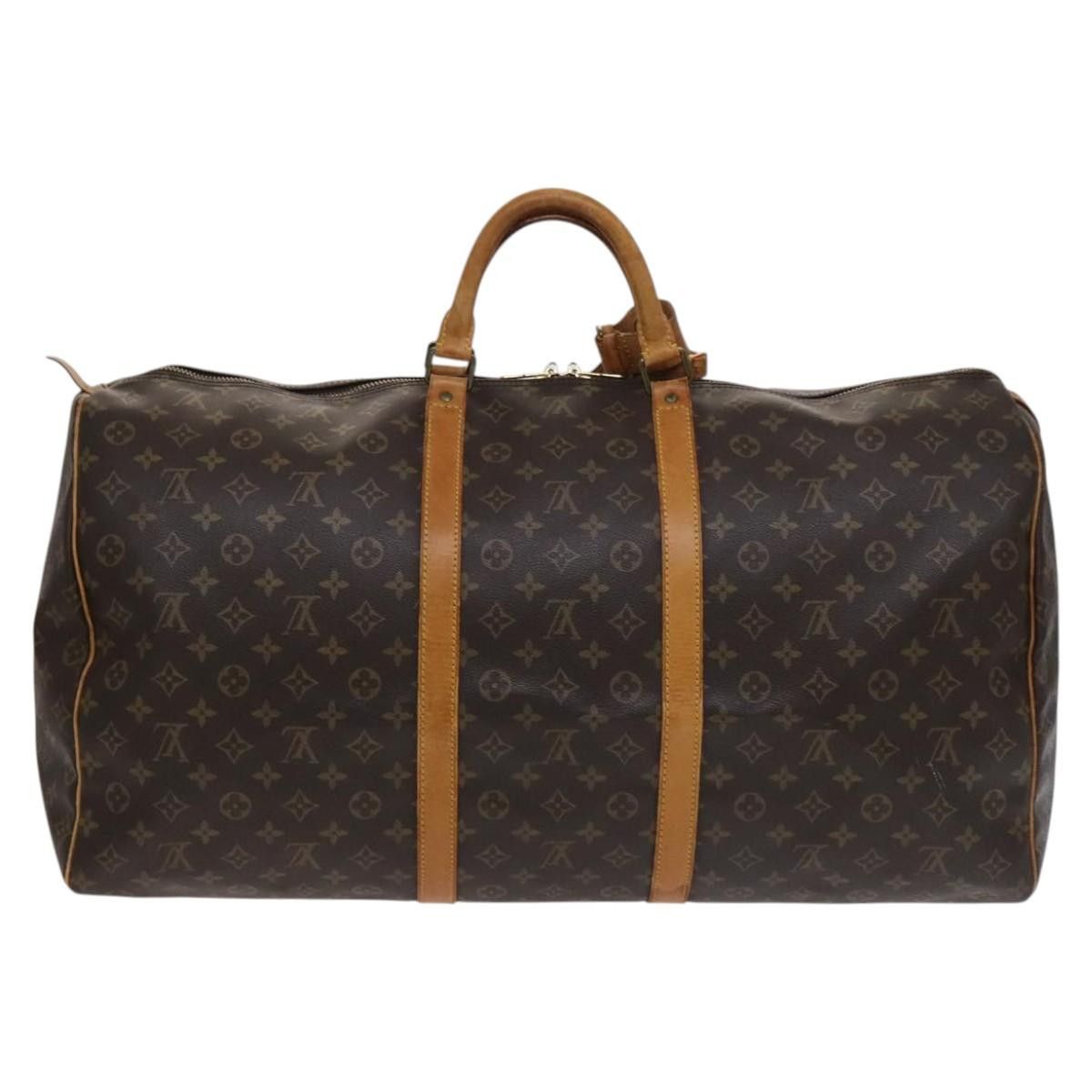 Louis Vuitton Keepall 60 Brown Canvas Travel Bag (Pre-Owned) Size ONE SIZE - 2 Thumbnail