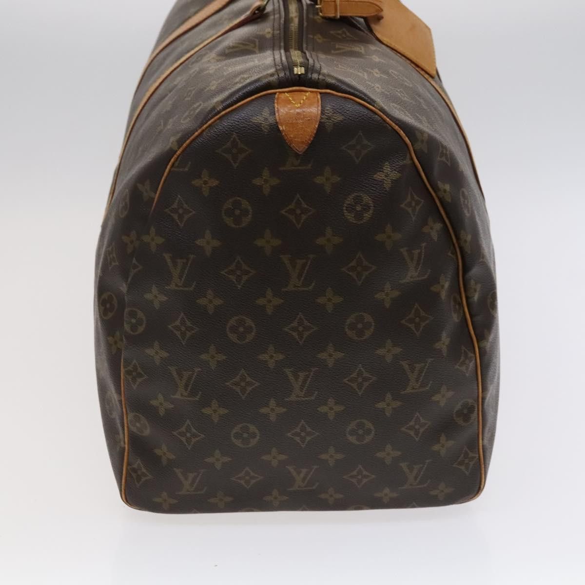 Louis Vuitton Keepall 60 Brown Canvas Travel Bag (Pre-Owned) Size ONE SIZE - 4 Thumbnail