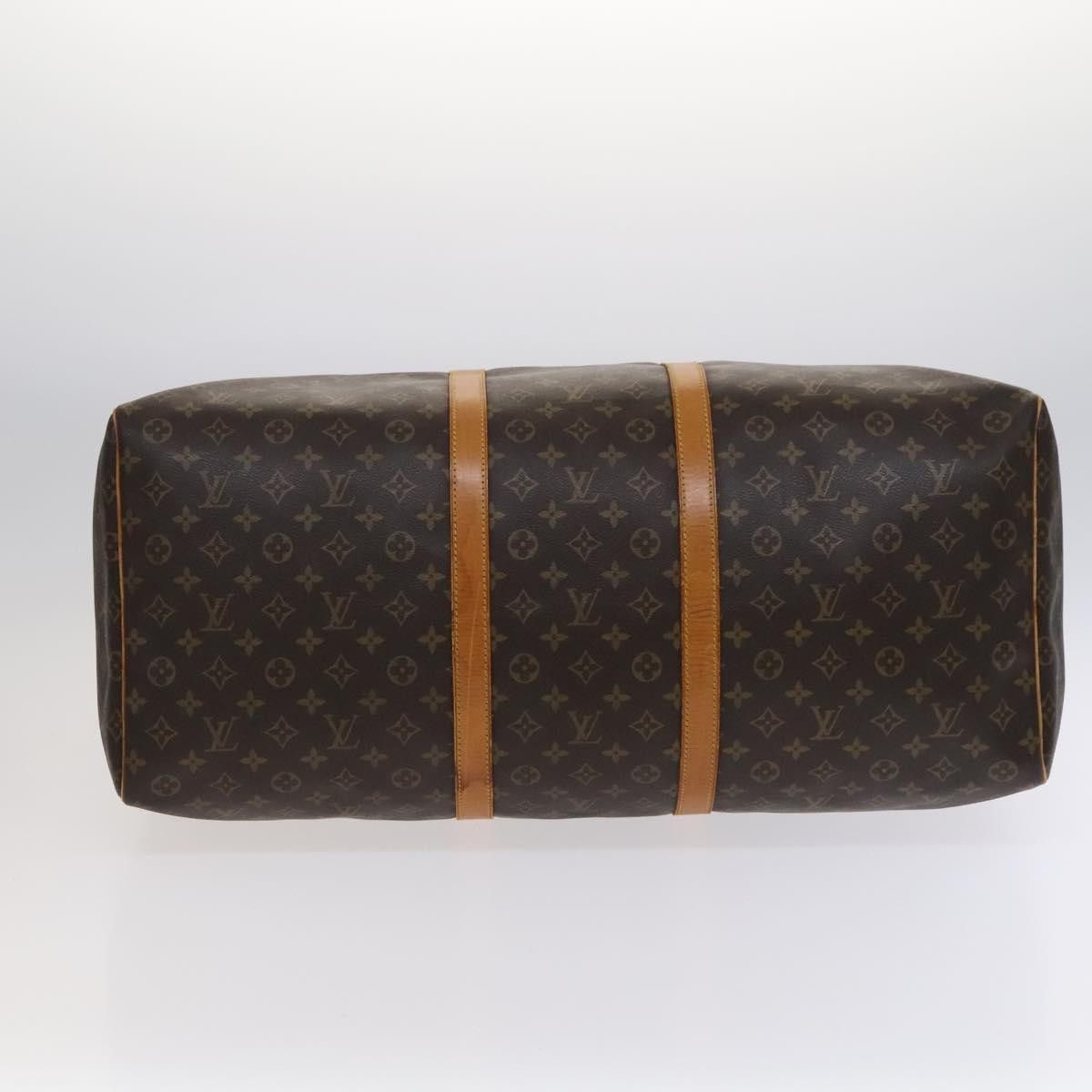 Louis Vuitton Keepall 60 Brown Canvas Travel Bag (Pre-Owned) Size ONE SIZE - 7 Thumbnail