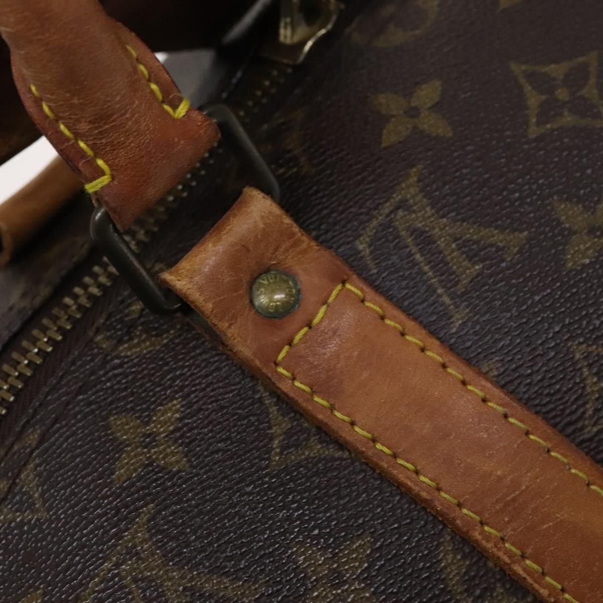 Louis Vuitton Keepall 50 Brown Canvas Travel Bag (Pre-Owned) Size ONE SIZE - 12 Thumbnail