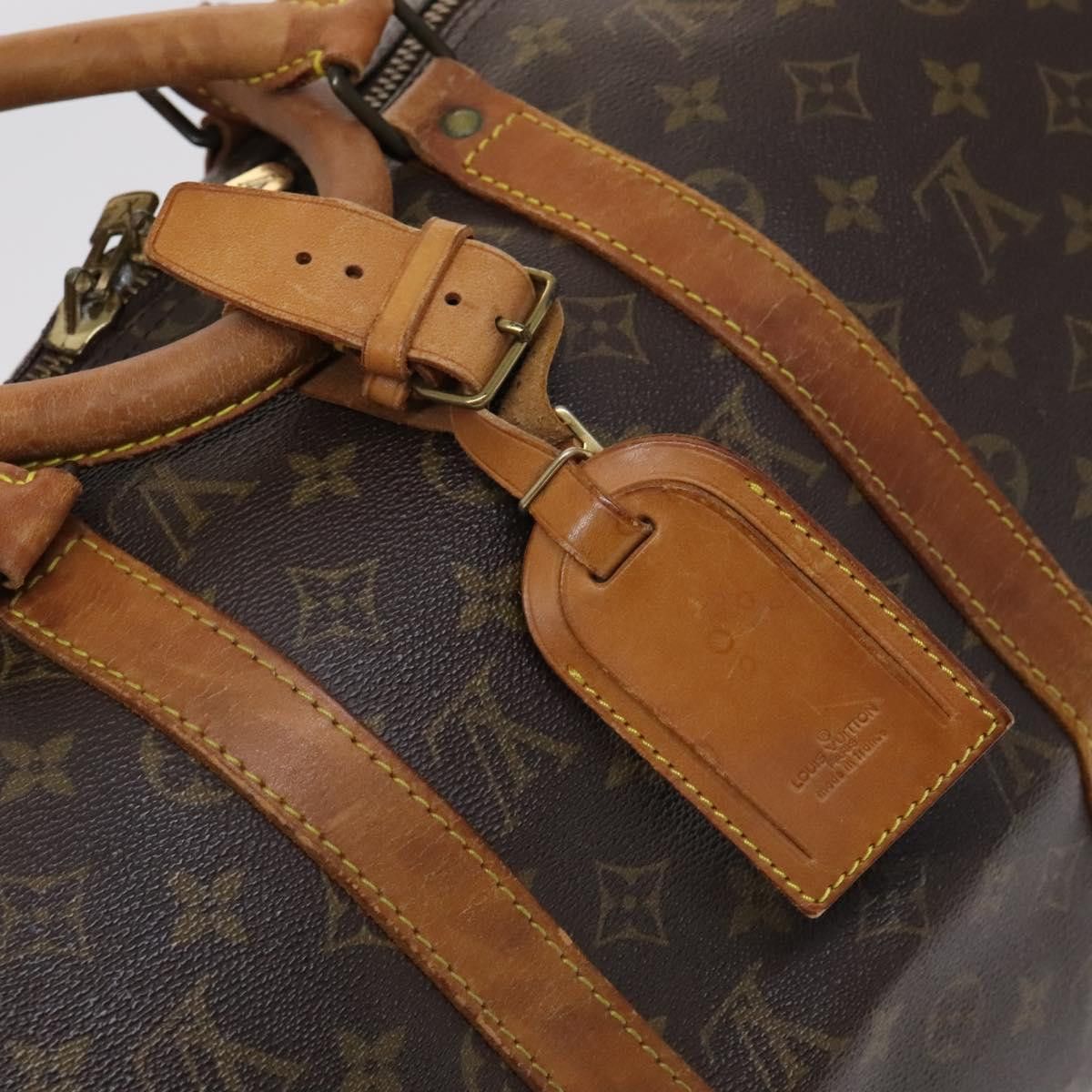 Louis Vuitton Keepall 50 Brown Canvas Travel Bag (Pre-Owned) Size ONE SIZE - 17 Thumbnail