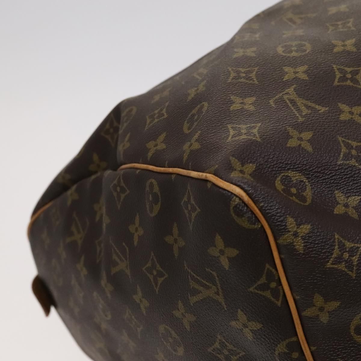 Louis Vuitton Keepall 60 Brown Canvas Travel Bag (Pre-Owned) Size ONE SIZE - 11 Thumbnail