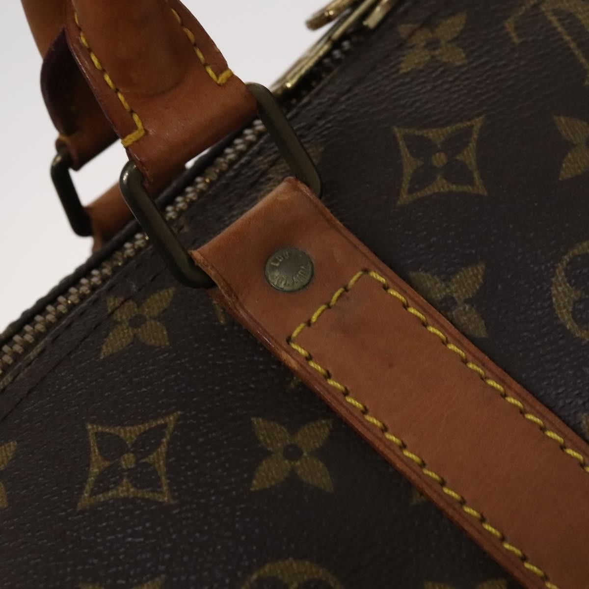 Louis Vuitton Keepall 60 Brown Canvas Travel Bag (Pre-Owned) Size ONE SIZE - 12 Thumbnail