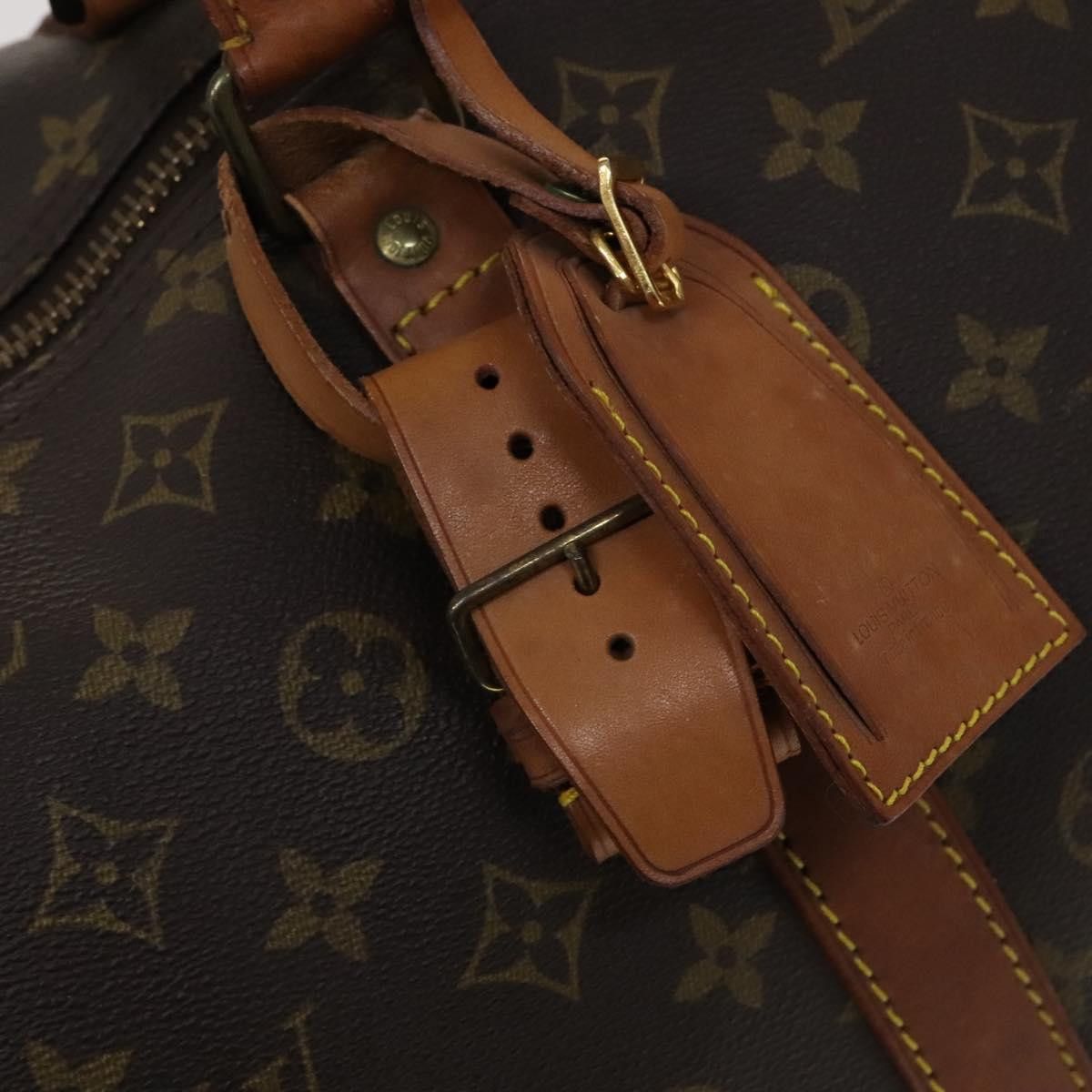 Louis Vuitton Keepall 60 Brown Canvas Travel Bag (Pre-Owned) Size ONE SIZE - 13 Thumbnail