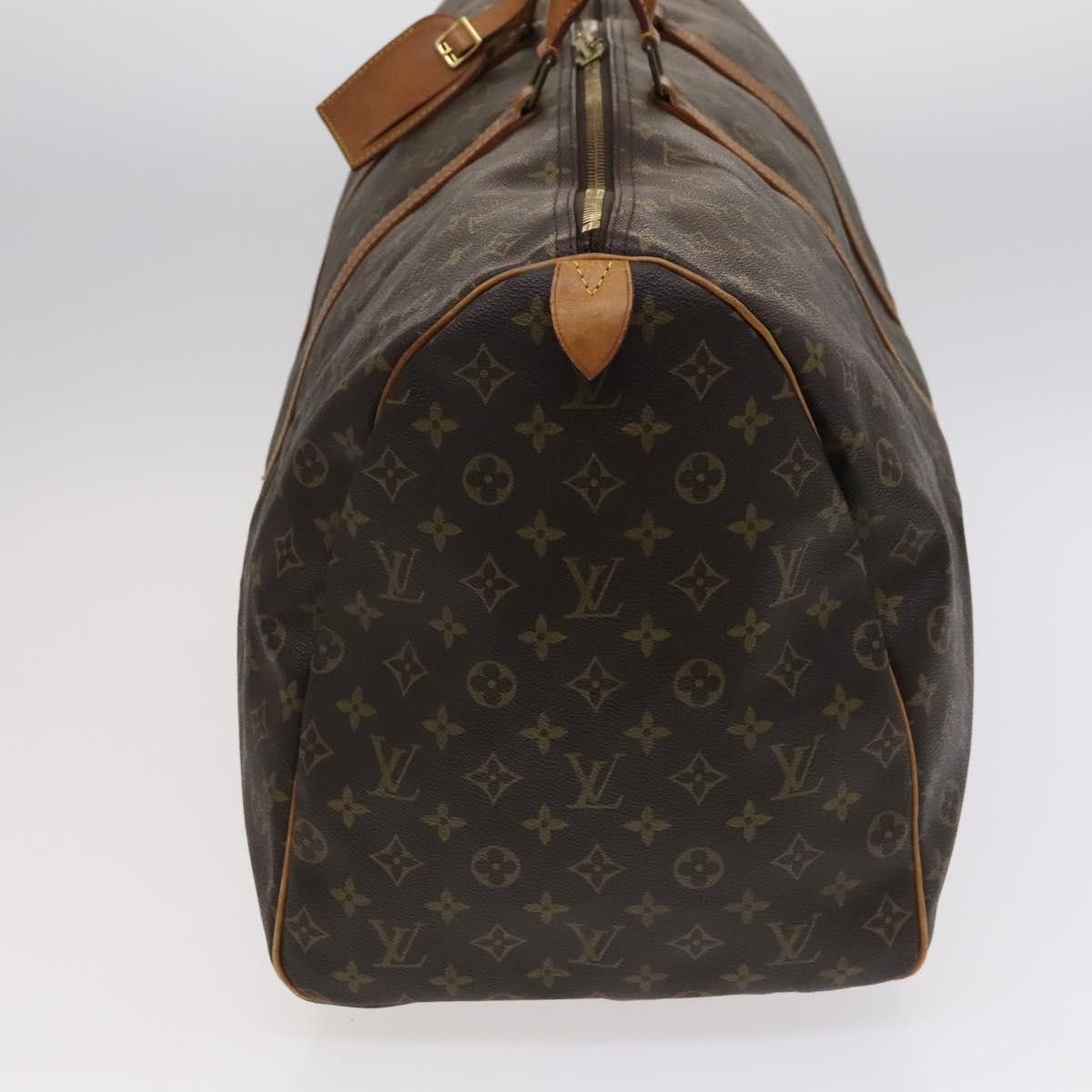 Louis Vuitton Keepall 60 Brown Canvas Travel Bag (Pre-Owned) Size ONE SIZE - 3 Thumbnail