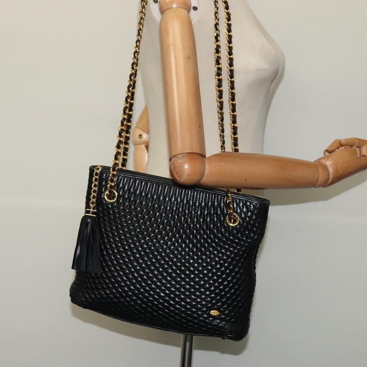 Bally Black Leather Shoulder Bag (Pre-Owned) Size ONE SIZE - 14 Thumbnail