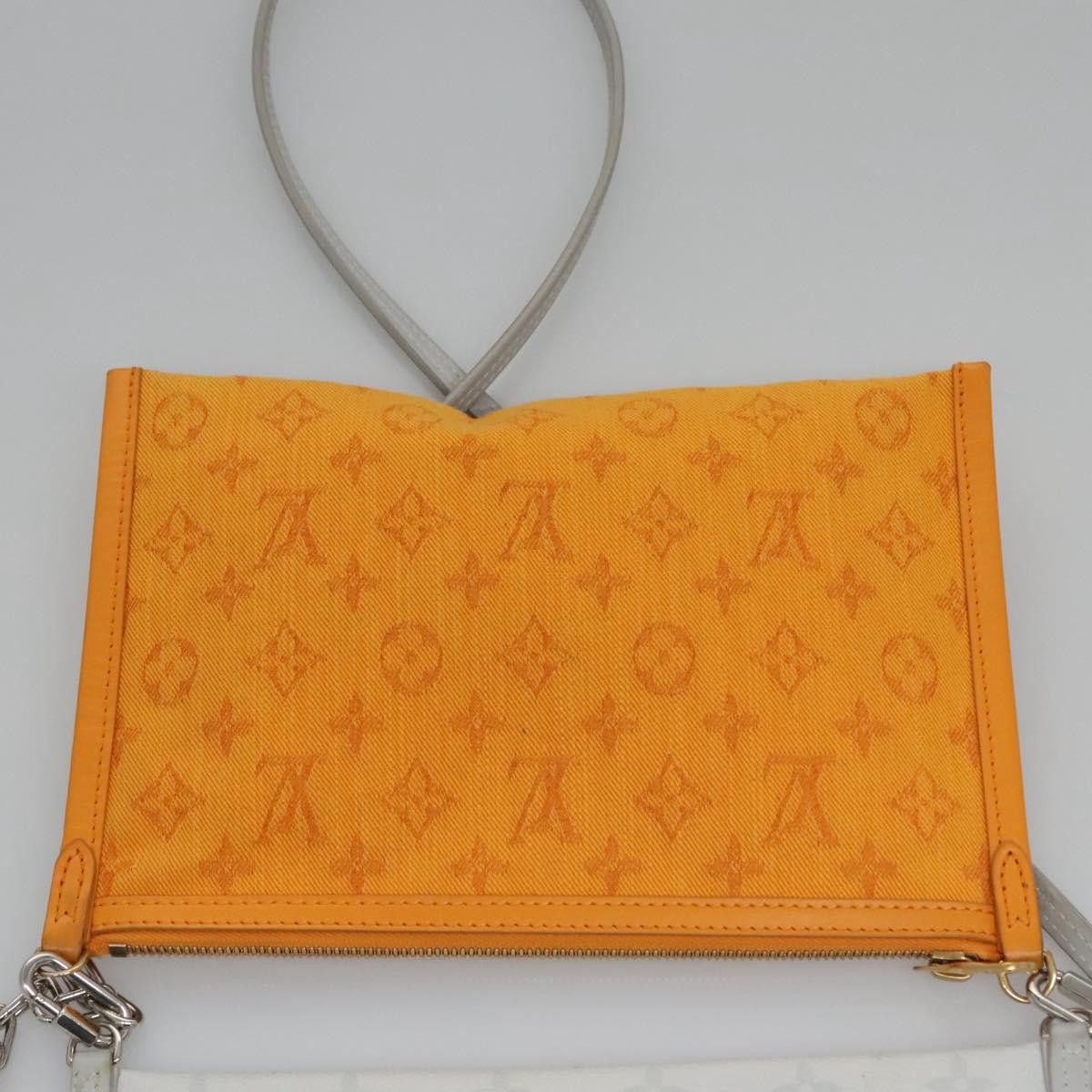 Louis Vuitton Flat Messenger Grey Canvas Shoulder Bag (Pre-Owned) Size ONE SIZE - 13 Thumbnail