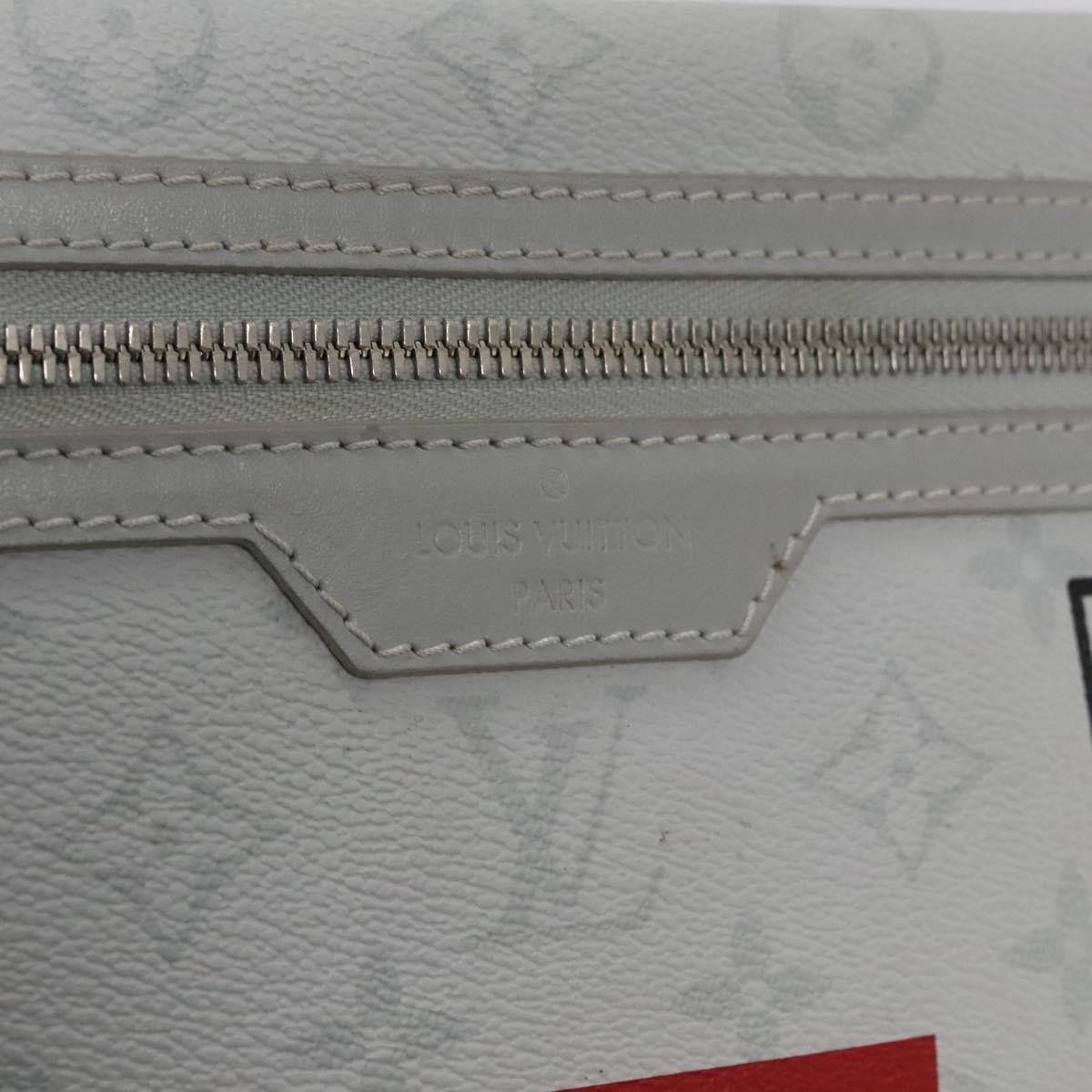 Louis Vuitton Flat Messenger Grey Canvas Shoulder Bag (Pre-Owned) Size ONE SIZE - 15 Thumbnail