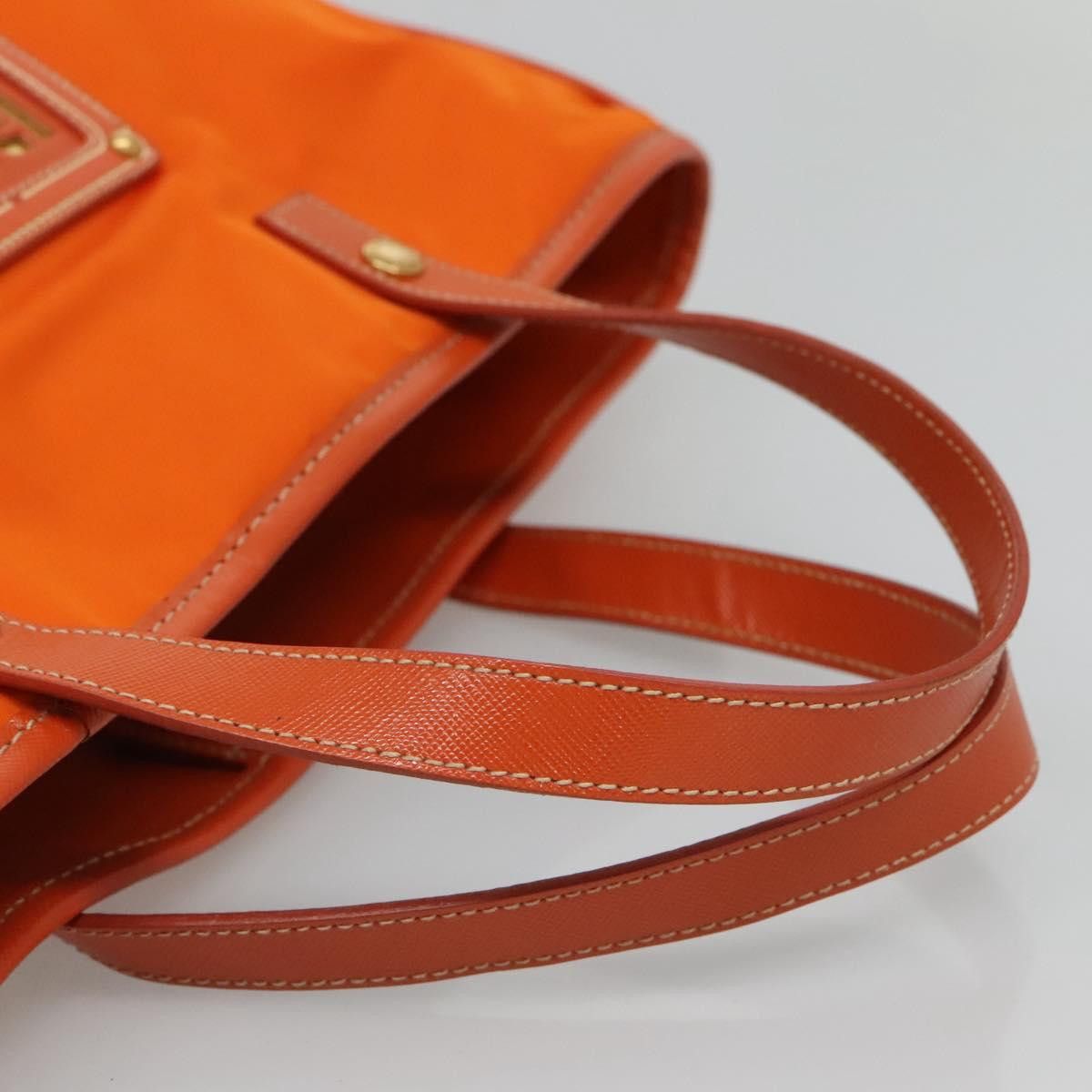 Prada Re-Nylon Orange Synthetic Tote Bag (Pre-Owned) Size ONE SIZE - 5 Thumbnail