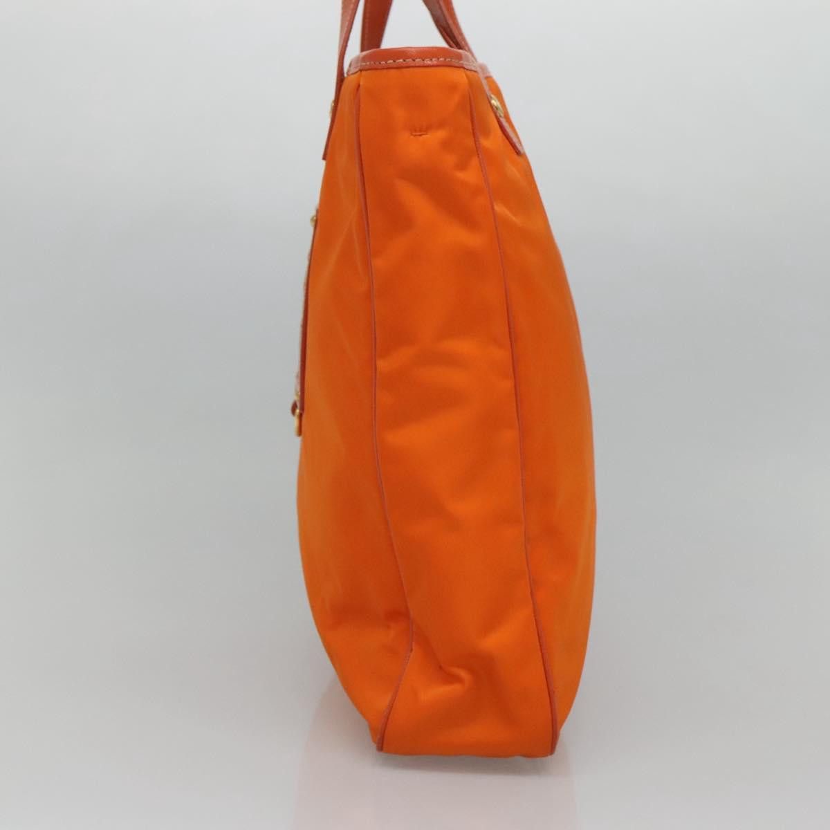 Prada Re-Nylon Orange Synthetic Tote Bag (Pre-Owned) Size ONE SIZE - 4 Thumbnail
