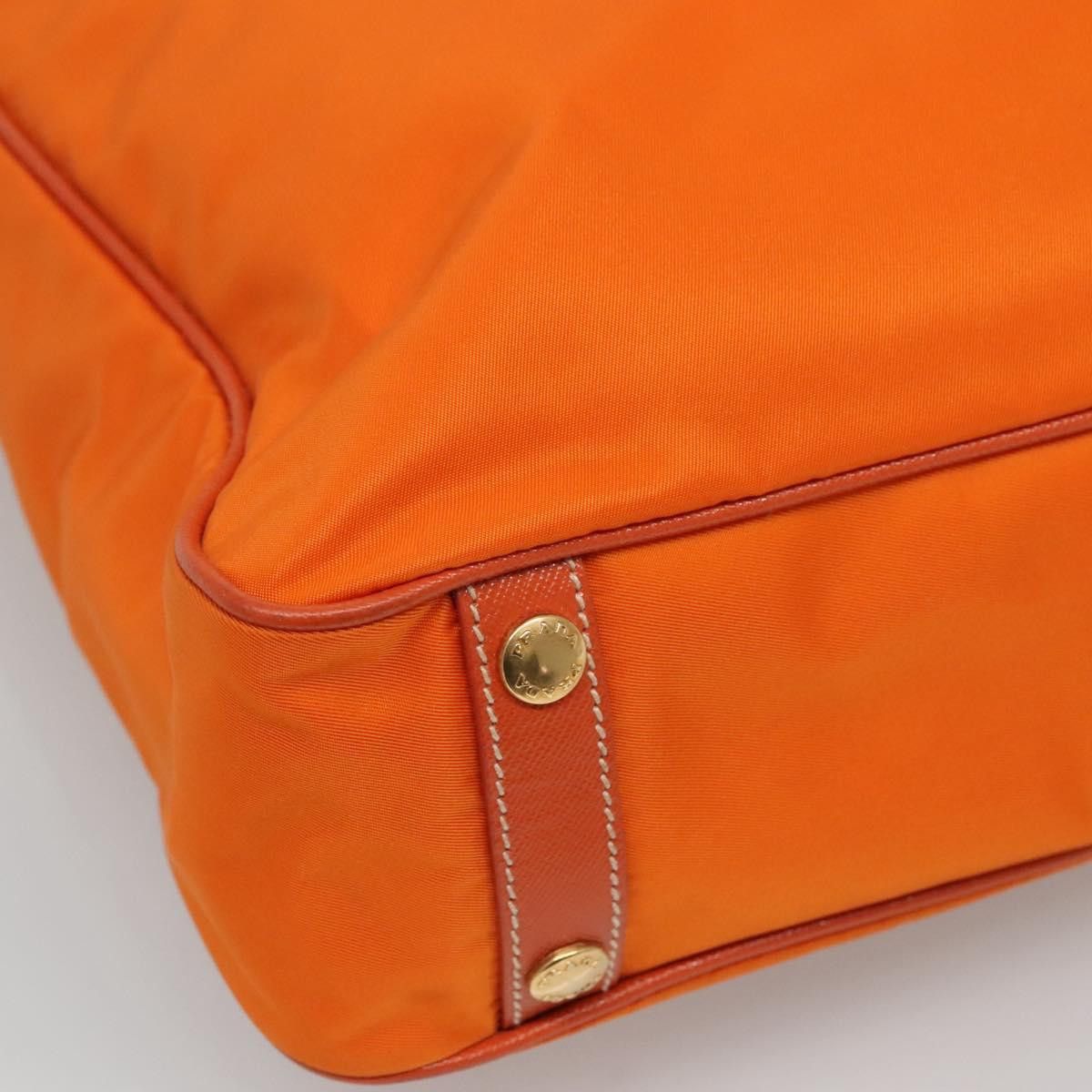 Prada Re-Nylon Orange Synthetic Tote Bag (Pre-Owned) Size ONE SIZE - 8 Thumbnail