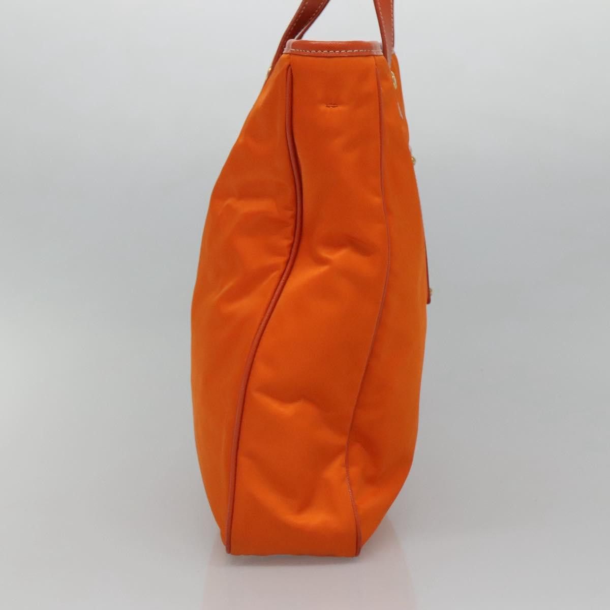 Prada Re-Nylon Orange Synthetic Tote Bag (Pre-Owned) Size ONE SIZE - 3 Thumbnail