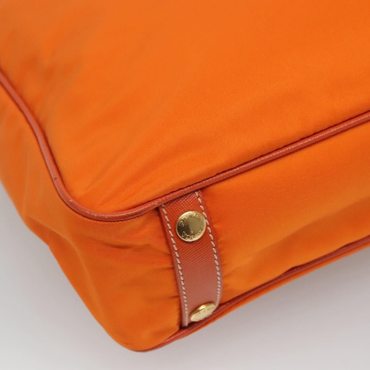 Prada Re-Nylon Orange Synthetic Tote Bag (Pre-Owned) Size ONE SIZE - 10 Thumbnail