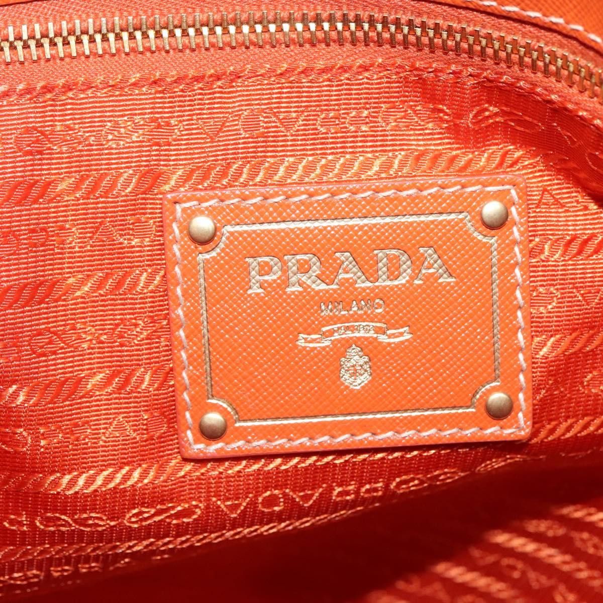 Prada Re-Nylon Orange Synthetic Tote Bag (Pre-Owned) Size ONE SIZE - 12 Thumbnail