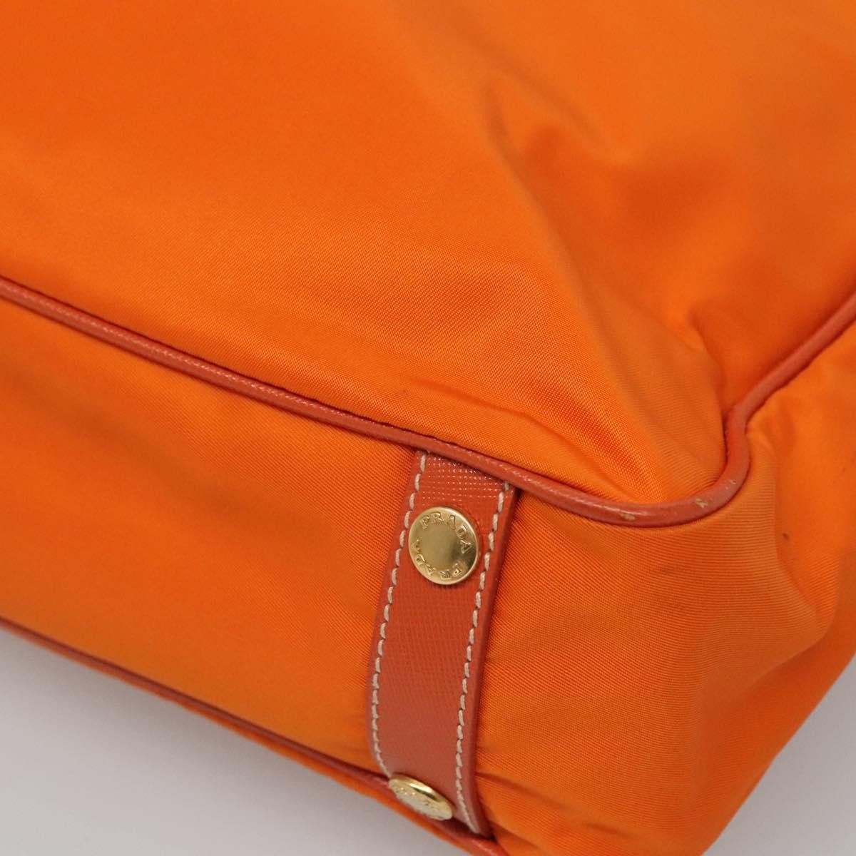 Prada Re-Nylon Orange Synthetic Tote Bag (Pre-Owned) Size ONE SIZE - 7 Thumbnail