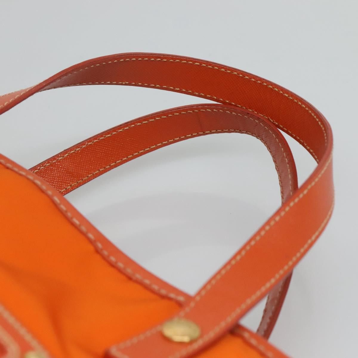 Prada Re-Nylon Orange Synthetic Tote Bag (Pre-Owned) Size ONE SIZE - 6 Thumbnail