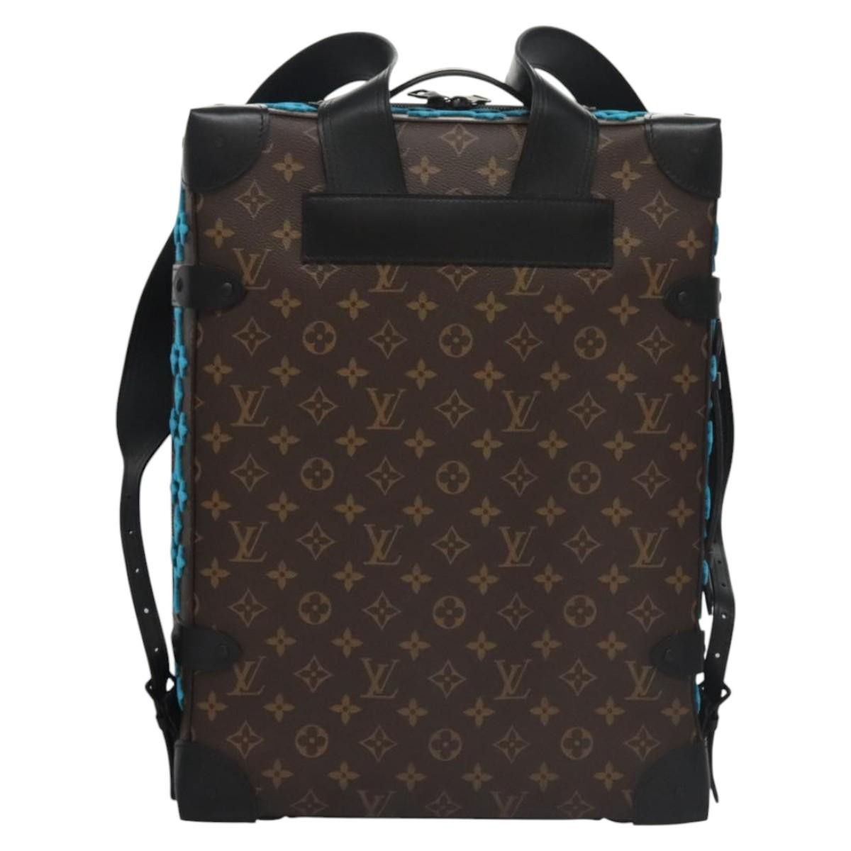 Louis Vuitton Soft Trunk Blue Canvas Backpack Bag (Pre-Owned) Size ONE SIZE - 2 Thumbnail