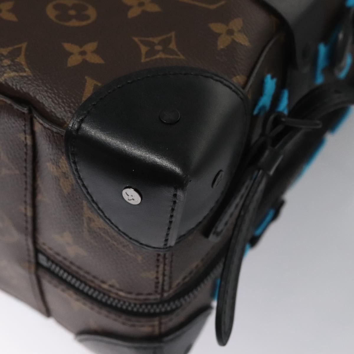 Louis Vuitton Soft Trunk Blue Canvas Backpack Bag (Pre-Owned) Size ONE SIZE - 14 Thumbnail