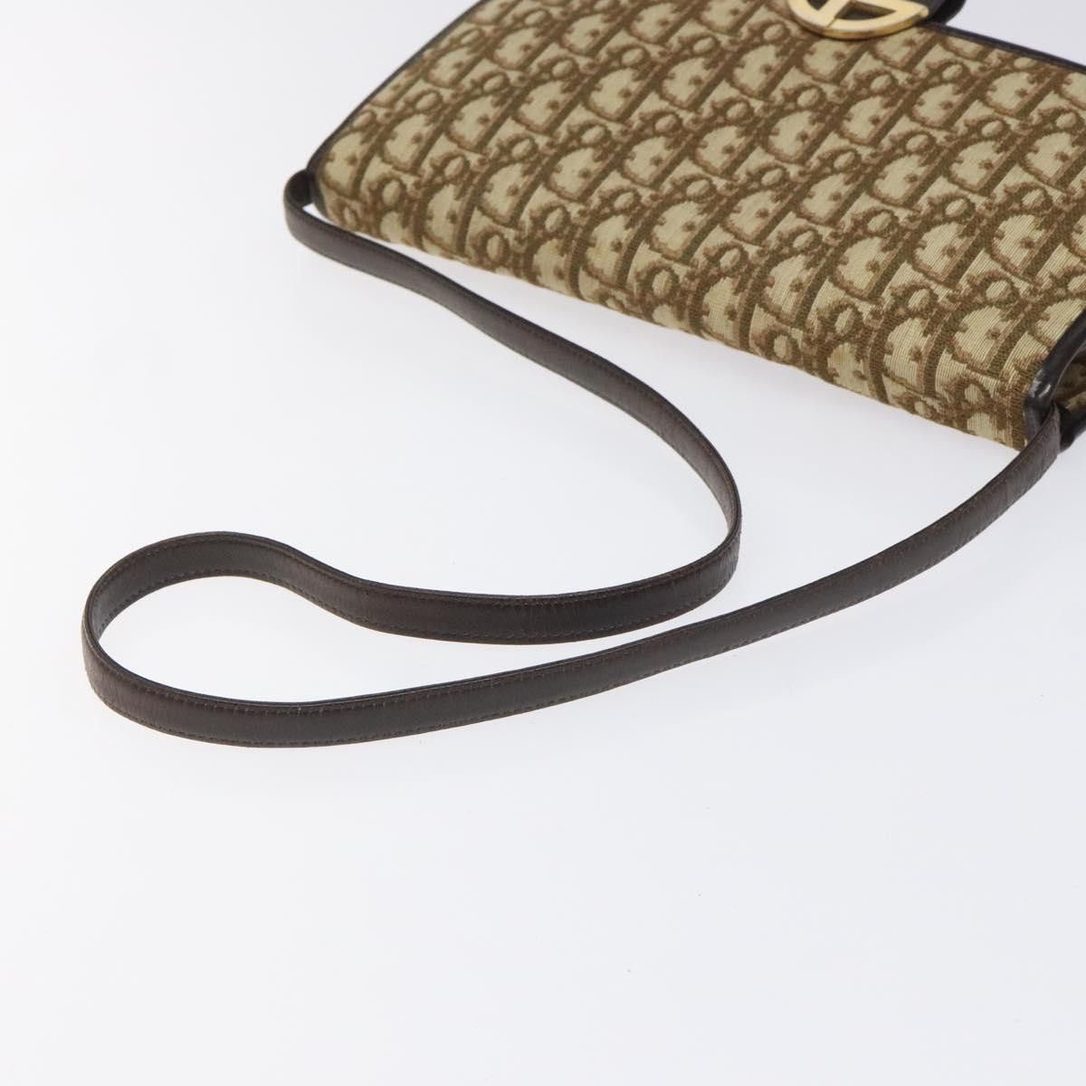 Dior Trotter Canvas Shoulder Bag Beige Canvas Shoulder Bag Size ONE SIZE - 5 Thumbnail