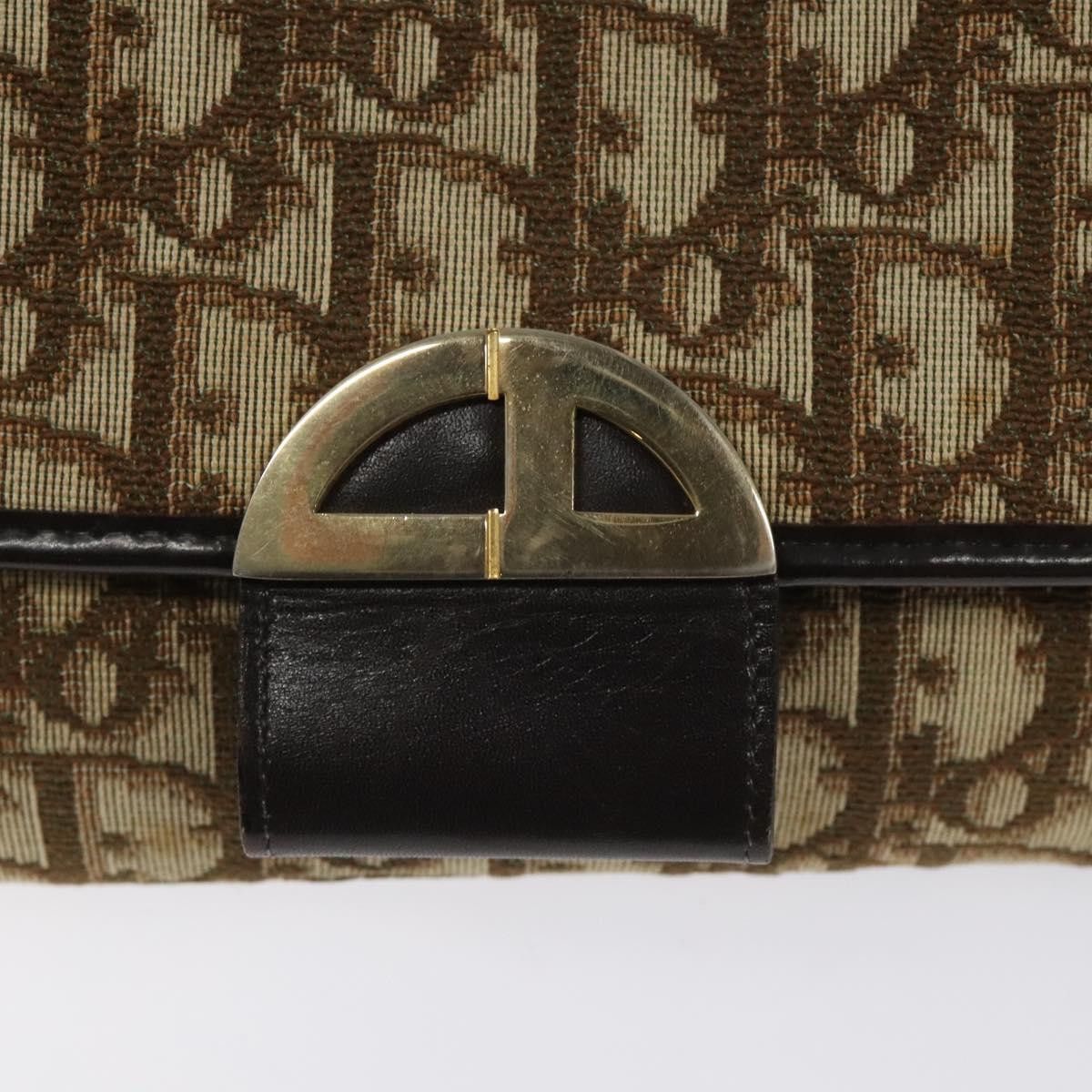 Dior Trotter Canvas Shoulder Bag Beige Canvas Shoulder Bag Size ONE SIZE - 12 Thumbnail