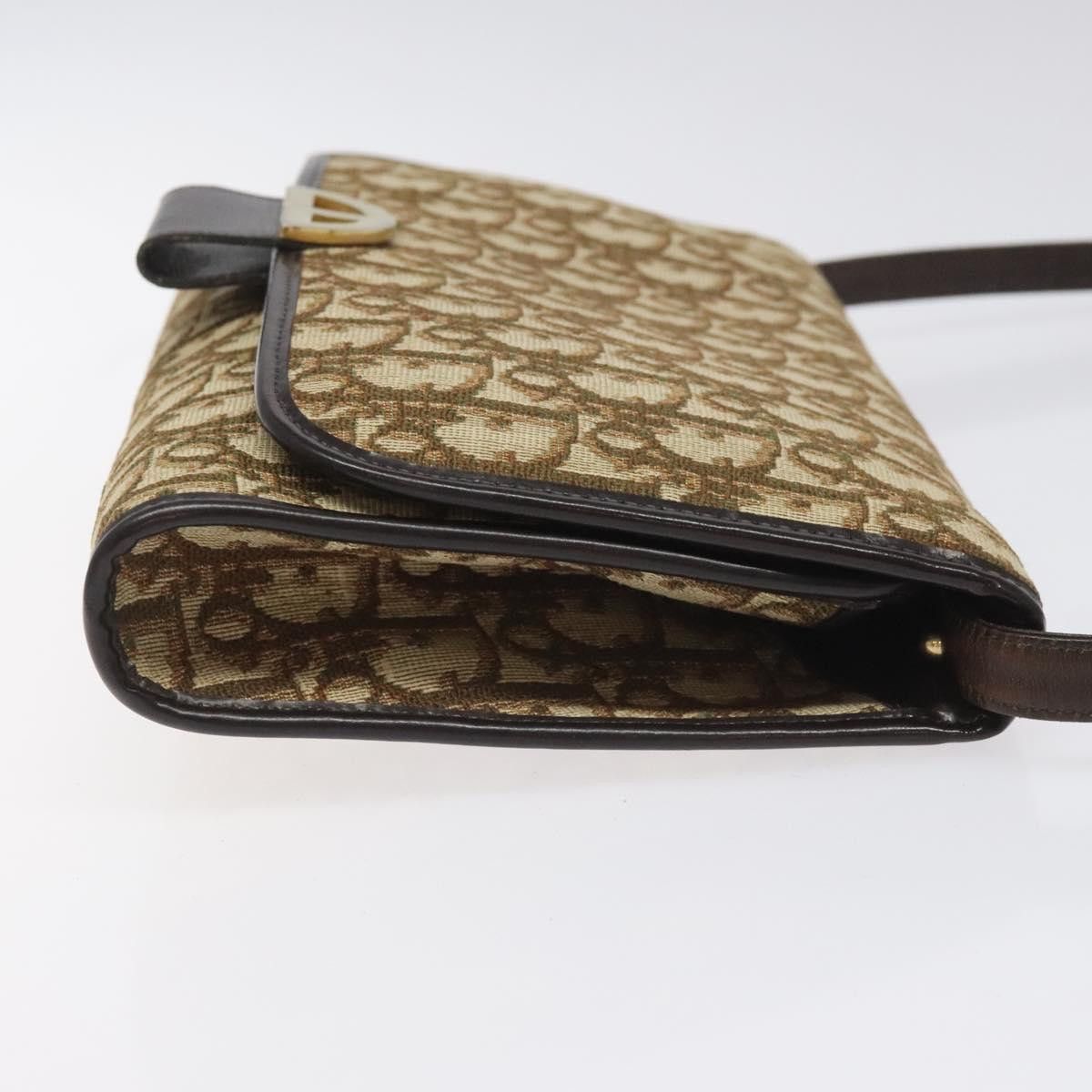Dior Trotter Canvas Shoulder Bag Beige Canvas Shoulder Bag Size ONE SIZE - 2 Thumbnail