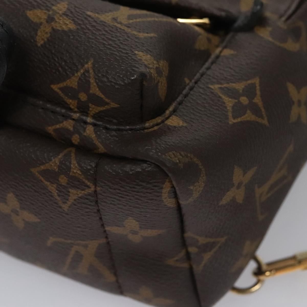 Louis Vuitton Palm Springs Mini Brown Canvas Backpack Bag (Pre-Owned) Size ONE SIZE - 13 Thumbnail