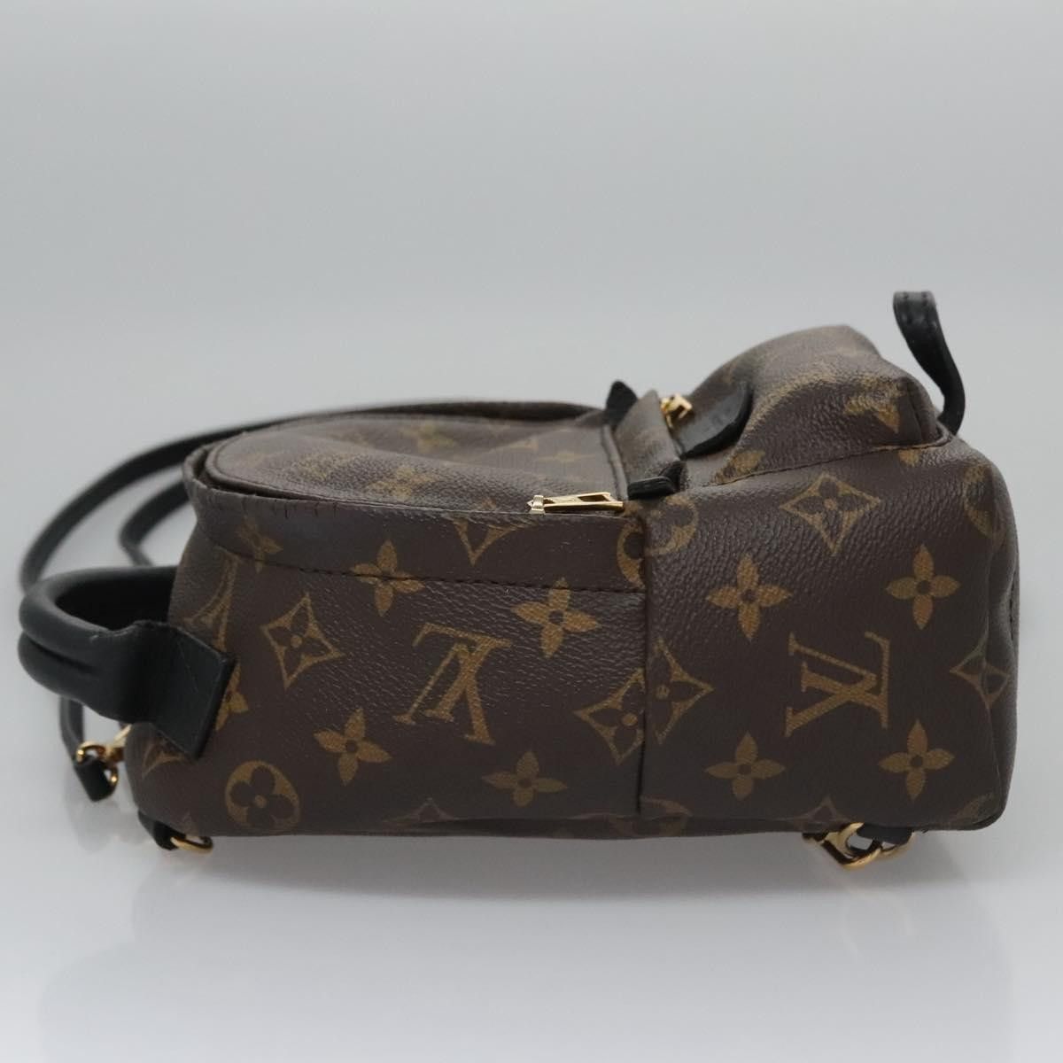 Louis Vuitton Palm Springs Mini Brown Canvas Backpack Bag (Pre-Owned) Size ONE SIZE - 4 Thumbnail