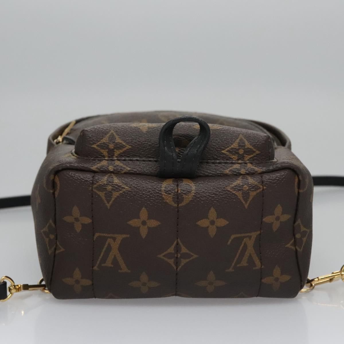 Louis Vuitton Palm Springs Mini Brown Canvas Backpack Bag (Pre-Owned) Size ONE SIZE - 11 Thumbnail