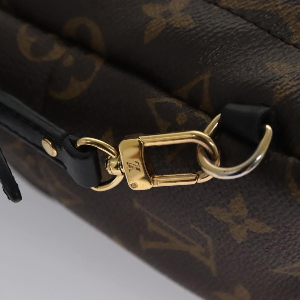 Louis Vuitton Palm Springs Mini Brown Canvas Backpack Bag (Pre-Owned) Size ONE SIZE - 17 Thumbnail