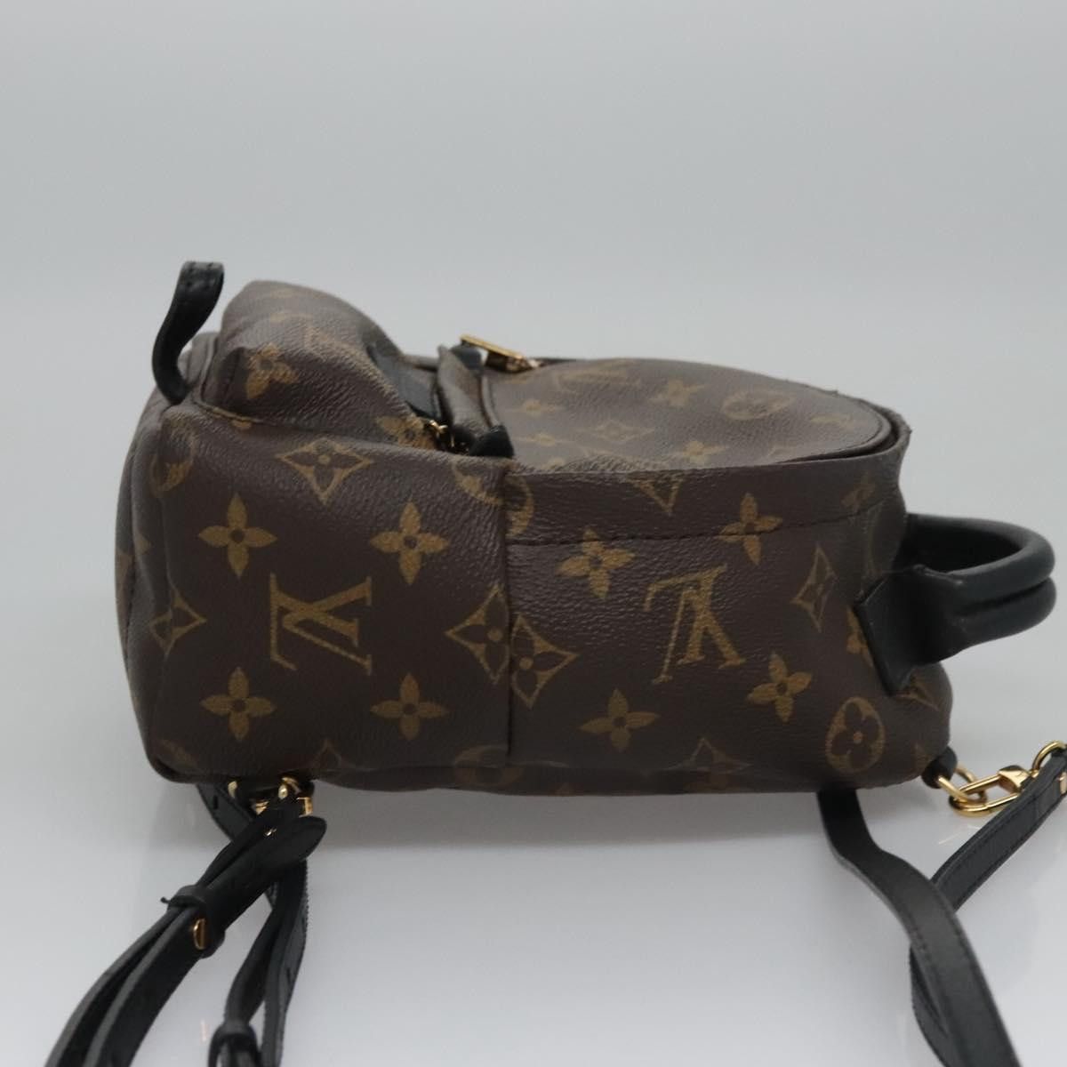 Louis Vuitton Palm Springs Mini Brown Canvas Backpack Bag (Pre-Owned) Size ONE SIZE - 3 Thumbnail