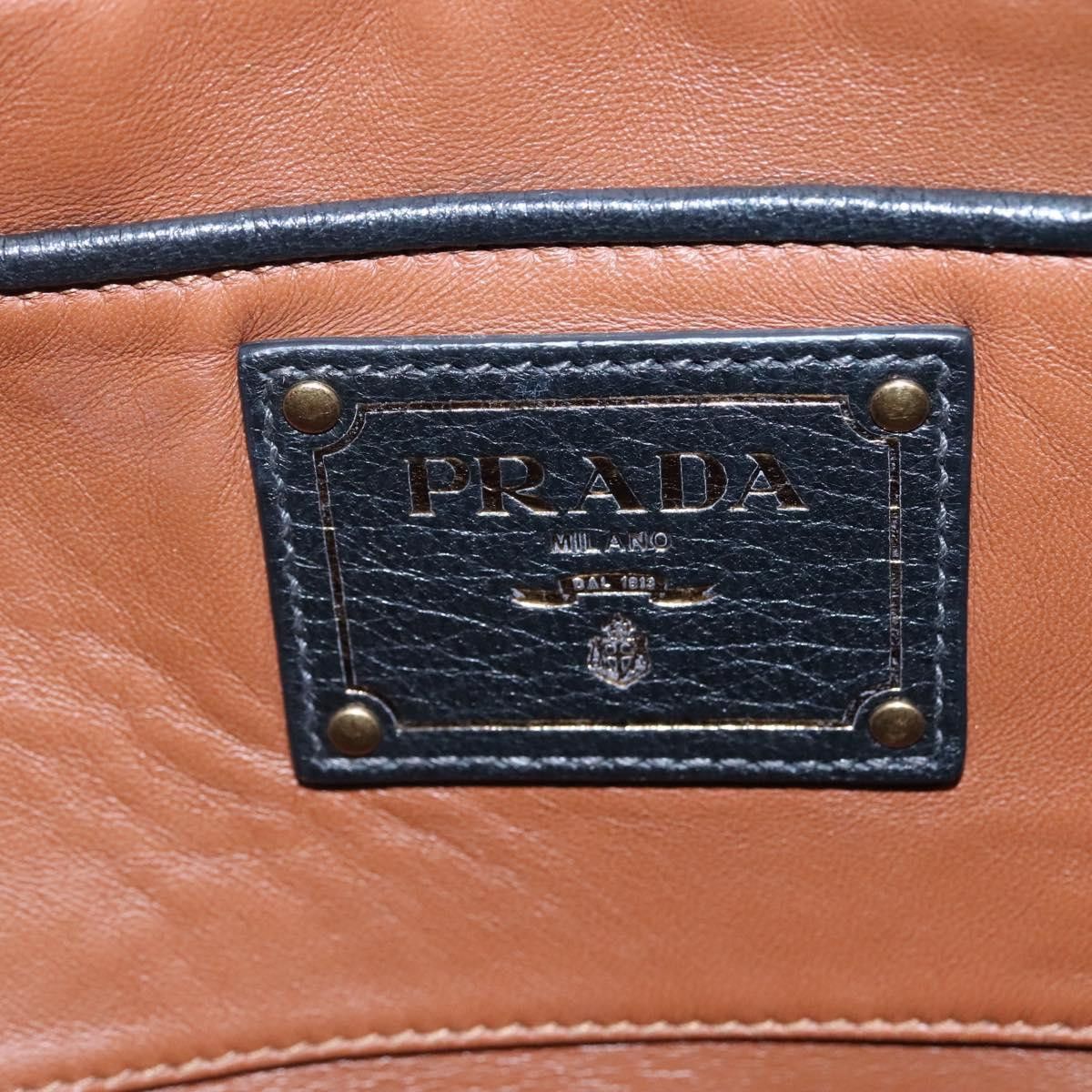 Prada Cervo Black Leather Handbag (Pre-Owned) Size ONE SIZE - 15 Thumbnail