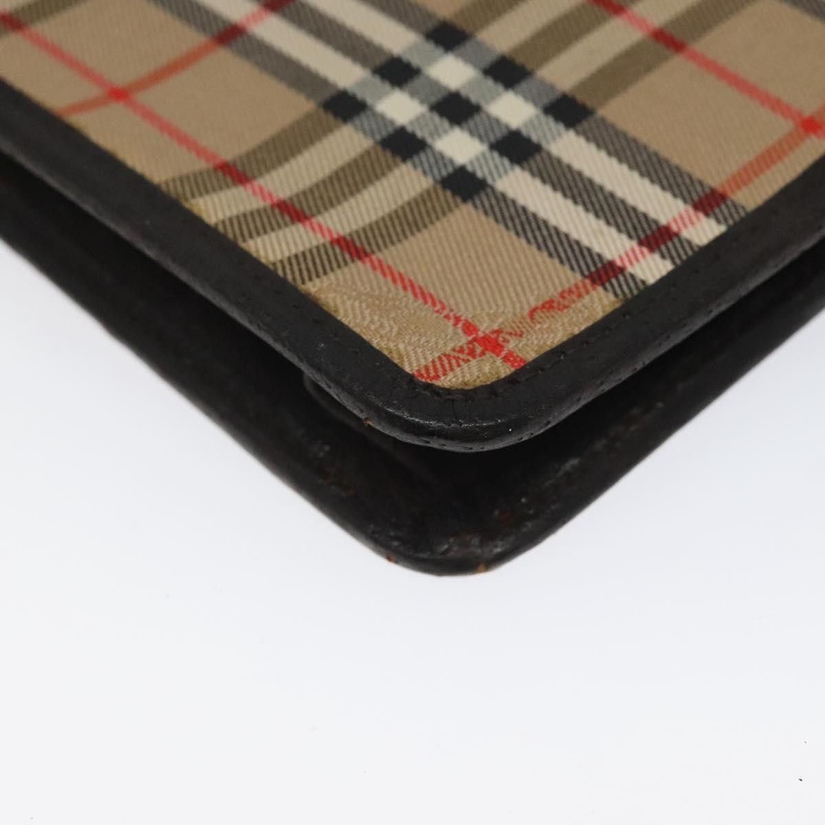 Burberry Nova Check Beige Canvas Clutch Bag (Pre-Owned) Size ONE SIZE - 7 Thumbnail