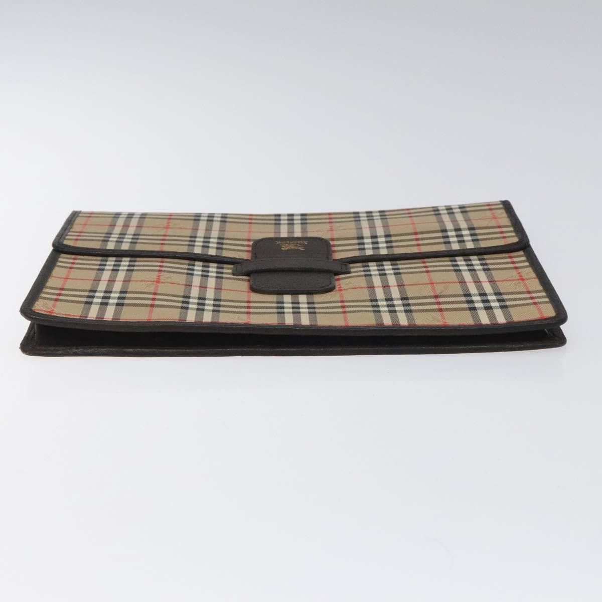Burberry Nova Check Beige Canvas Clutch Bag (Pre-Owned) Size ONE SIZE - 15 Thumbnail