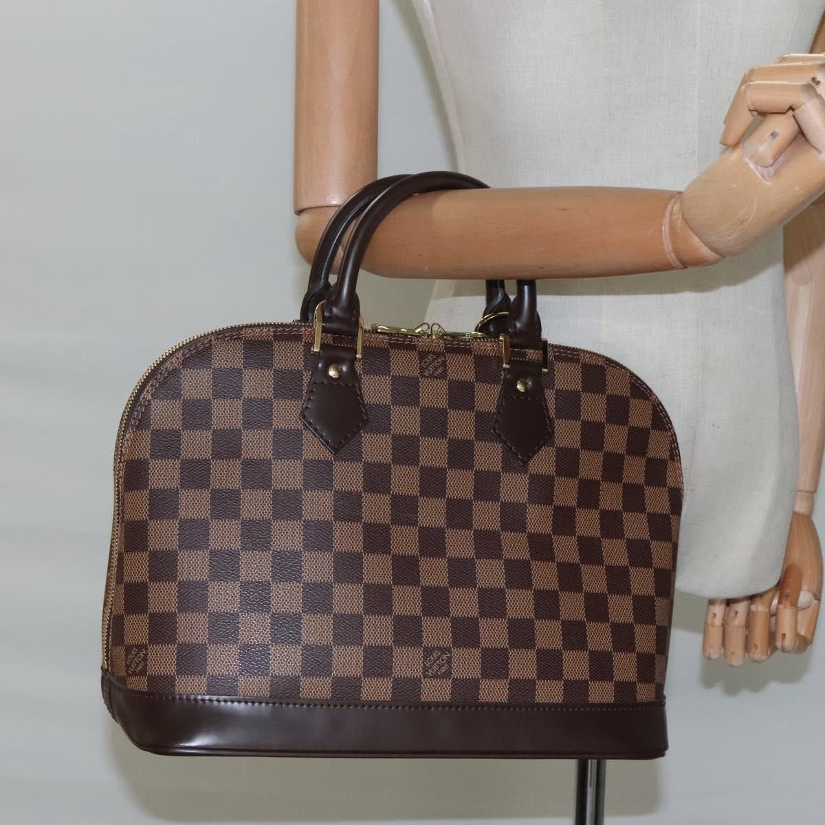 Louis Vuitton Alma Brown Canvas Handbag (Pre-Owned) Size ONE SIZE - 17 Thumbnail