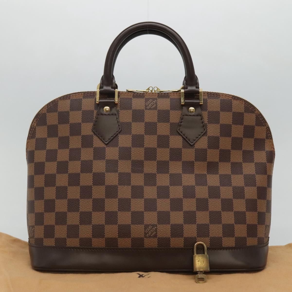 Louis Vuitton Alma Brown Canvas Handbag (Pre-Owned) Size ONE SIZE - 18 Thumbnail