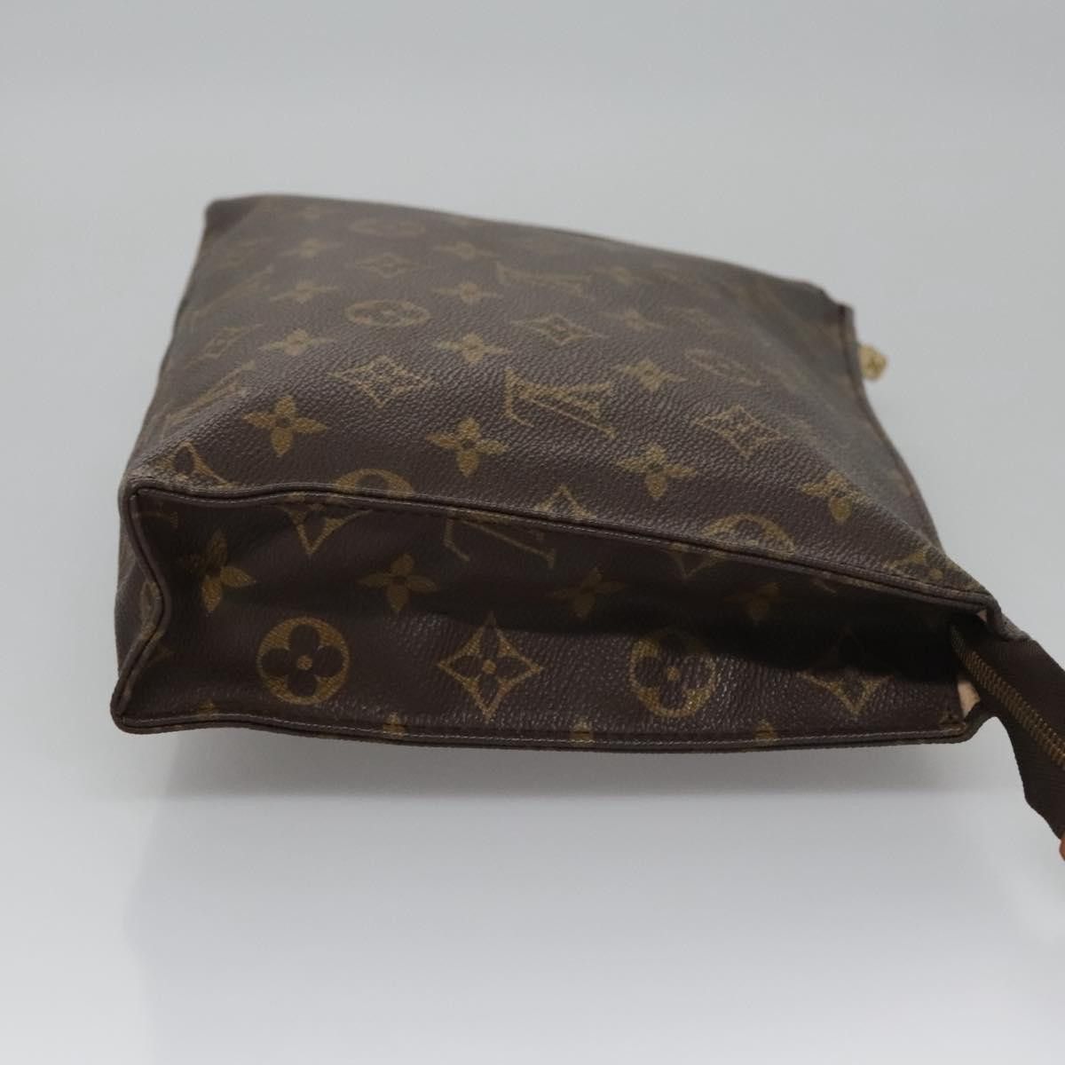 Louis Vuitton Trousse De Toilette Brown Canvas Clutch Bag (Pre-Owned) Size ONE SIZE - 4 Thumbnail