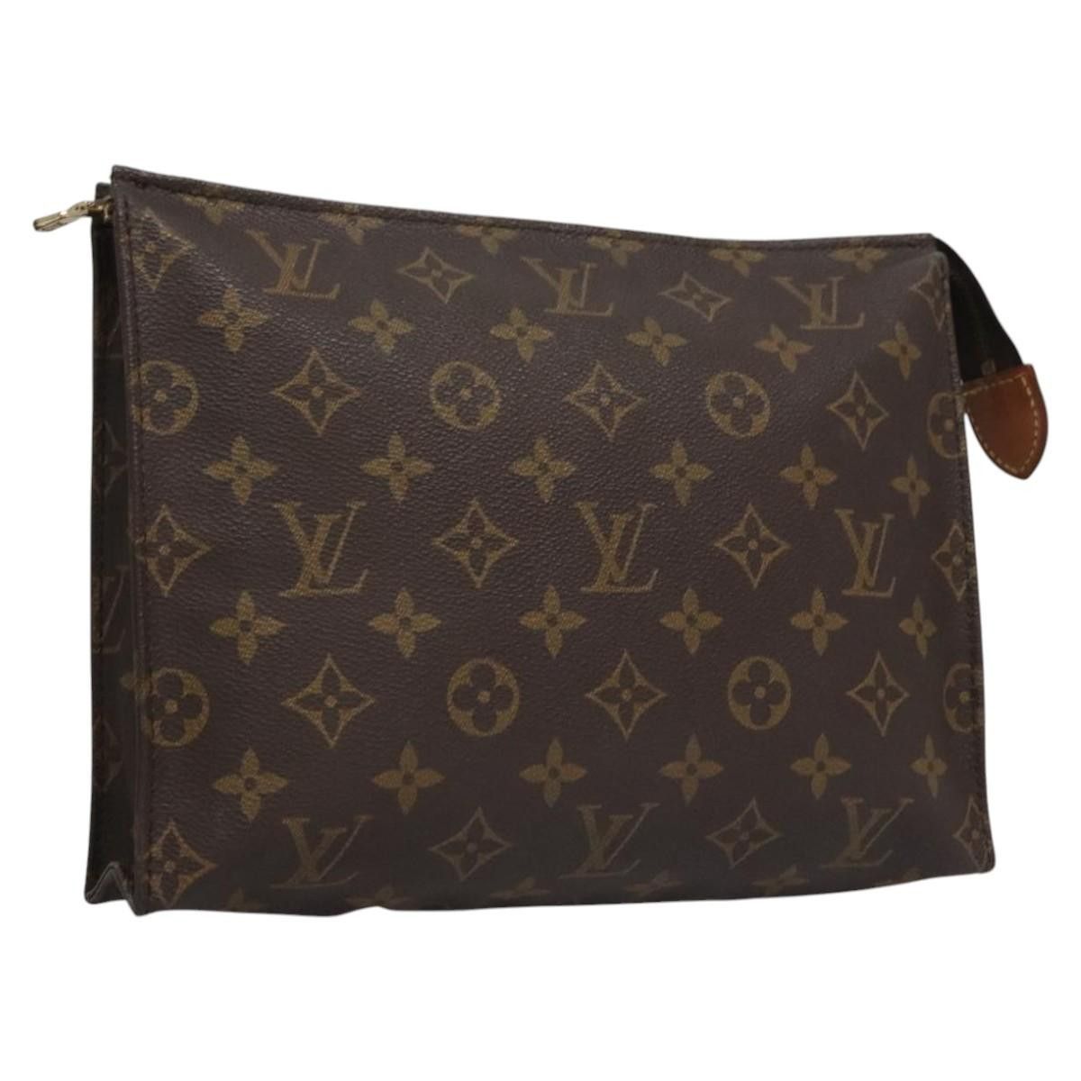 Louis Vuitton Trousse De Toilette Brown Canvas Clutch Bag (Pre-Owned) Size ONE SIZE - 16 Thumbnail