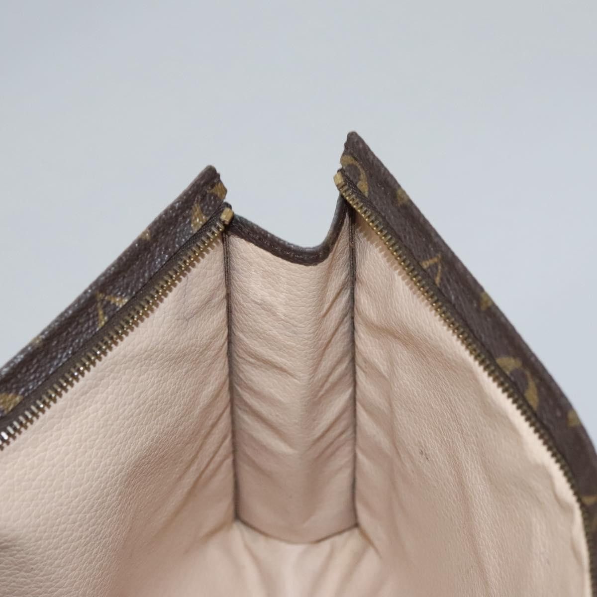 Louis Vuitton Trousse De Toilette Brown Canvas Clutch Bag (Pre-Owned) Size ONE SIZE - 9 Thumbnail