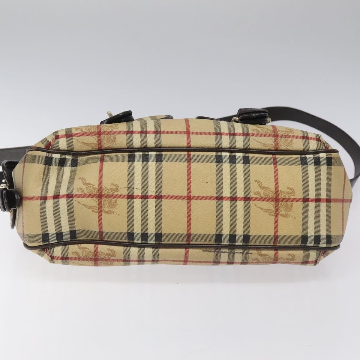 Burberry Nova Check Beige Canvas Shoulder Bag (Pre-Owned) Size ONE SIZE - 19 Thumbnail