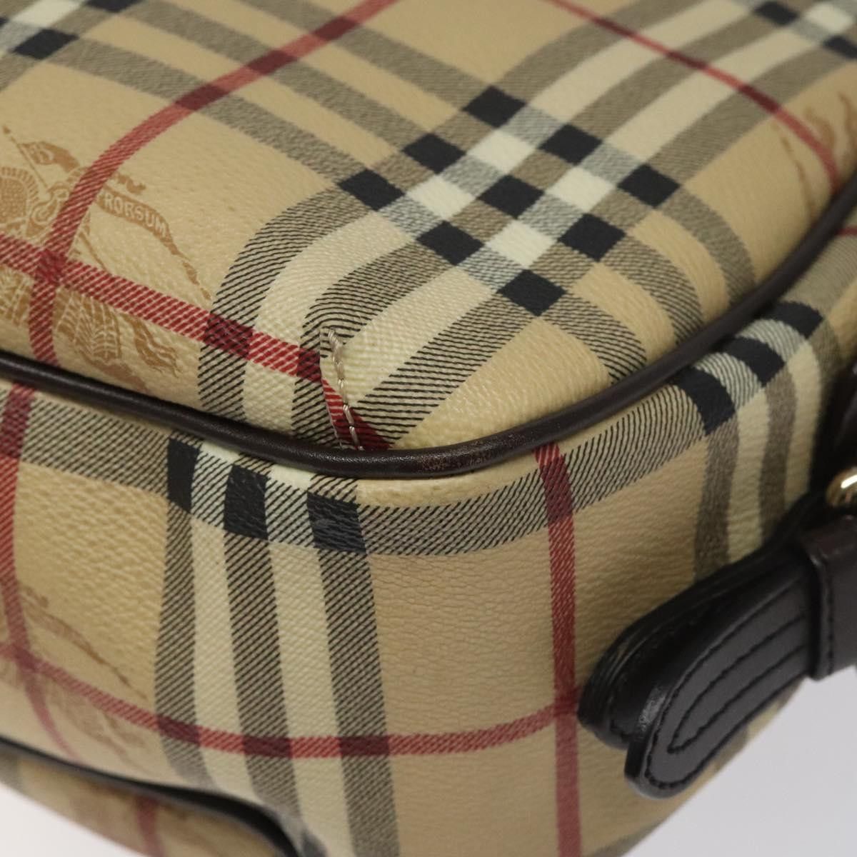Burberry Nova Check Beige Canvas Shoulder Bag (Pre-Owned) Size ONE SIZE - 8 Thumbnail