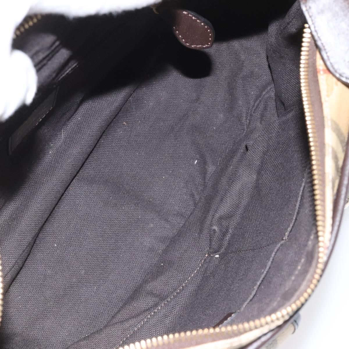 Burberry Nova Check Beige Canvas Shoulder Bag (Pre-Owned) Size ONE SIZE - 14 Thumbnail