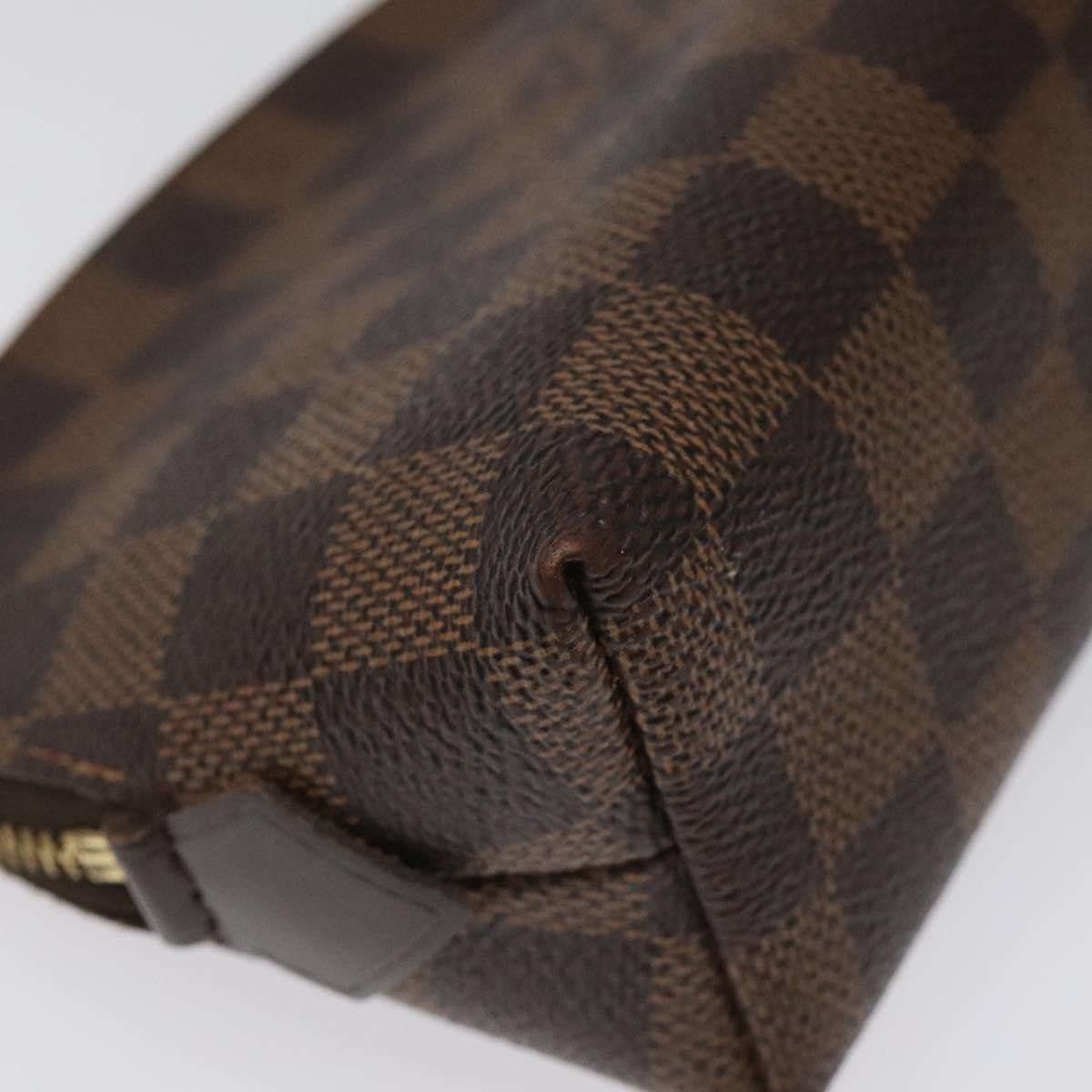 Louis Vuitton Cosmetic Pouch Brown Canvas Clutch Bag (Pre-Owned) Size ONE SIZE - 9 Thumbnail