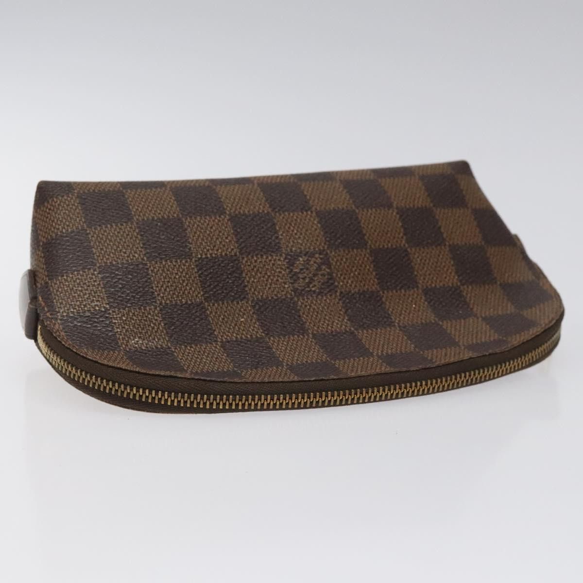 Louis Vuitton Cosmetic Pouch Brown Canvas Clutch Bag (Pre-Owned) Size ONE SIZE - 10 Thumbnail
