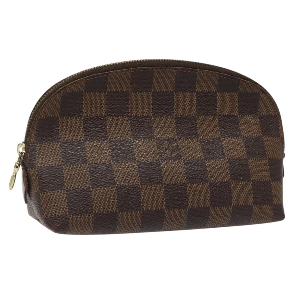 Louis Vuitton Cosmetic Pouch Brown Canvas Clutch Bag (Pre-Owned) Size ONE SIZE - 12 Thumbnail