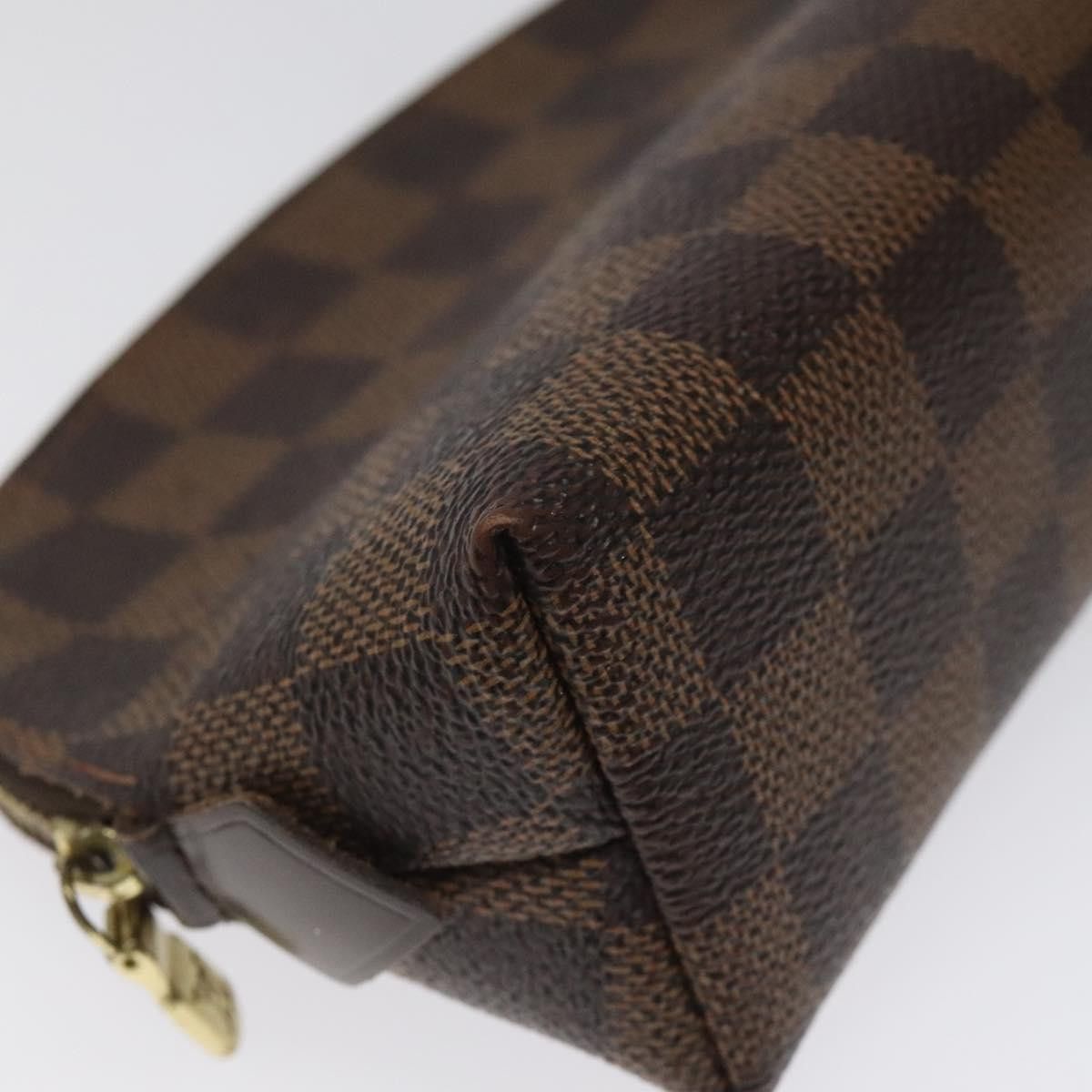 Louis Vuitton Cosmetic Pouch Brown Canvas Clutch Bag (Pre-Owned) Size ONE SIZE - 7 Thumbnail