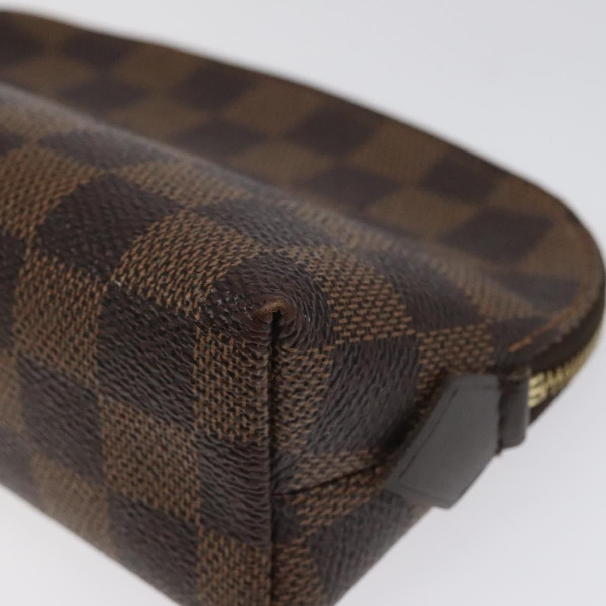 Louis Vuitton Cosmetic Pouch Brown Canvas Clutch Bag (Pre-Owned) Size ONE SIZE - 6 Thumbnail