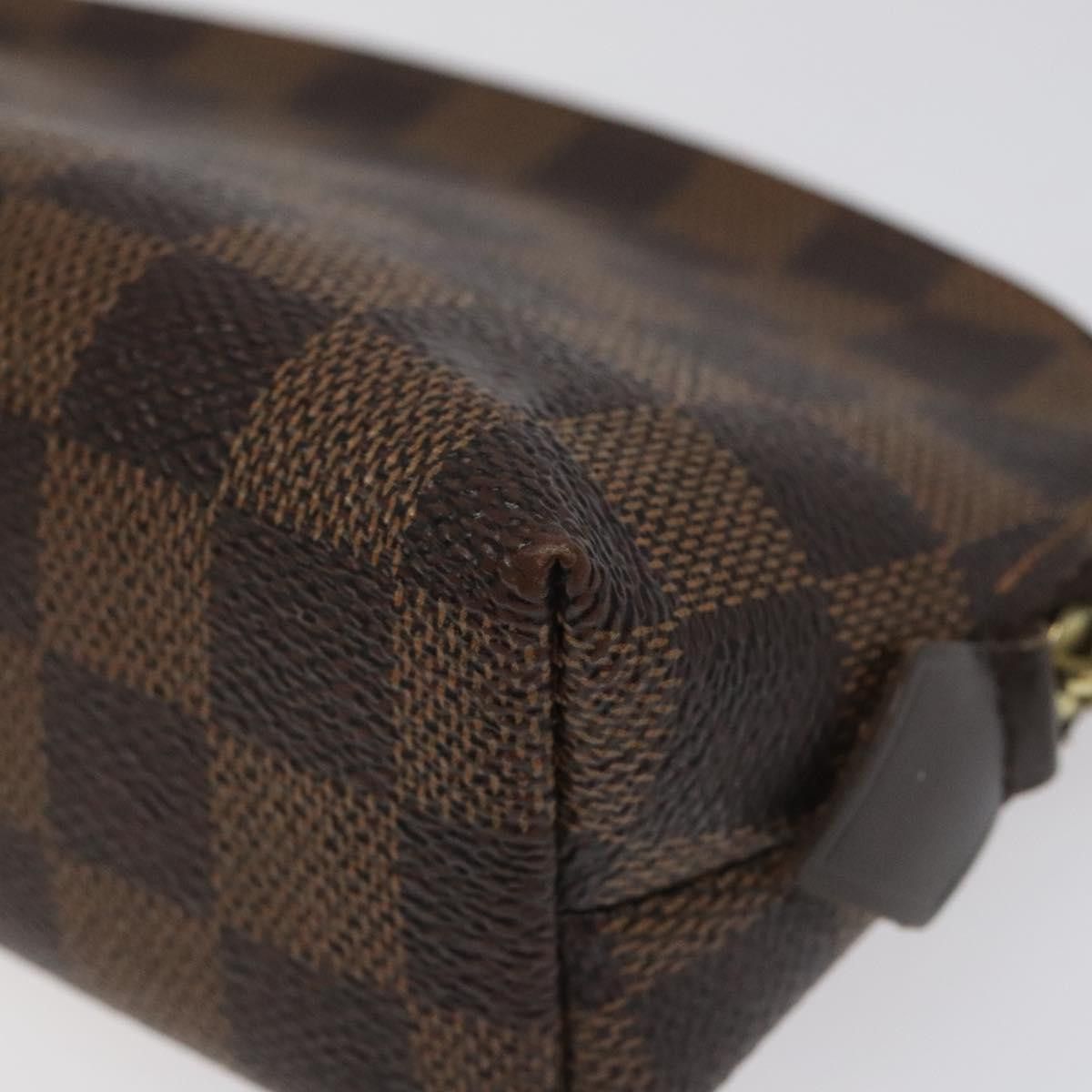 Louis Vuitton Cosmetic Pouch Brown Canvas Clutch Bag (Pre-Owned) Size ONE SIZE - 8 Thumbnail