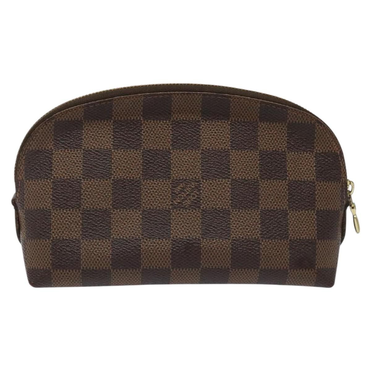 Louis Vuitton Cosmetic Pouch Brown Canvas Clutch Bag (Pre-Owned) Size ONE SIZE - 2 Thumbnail