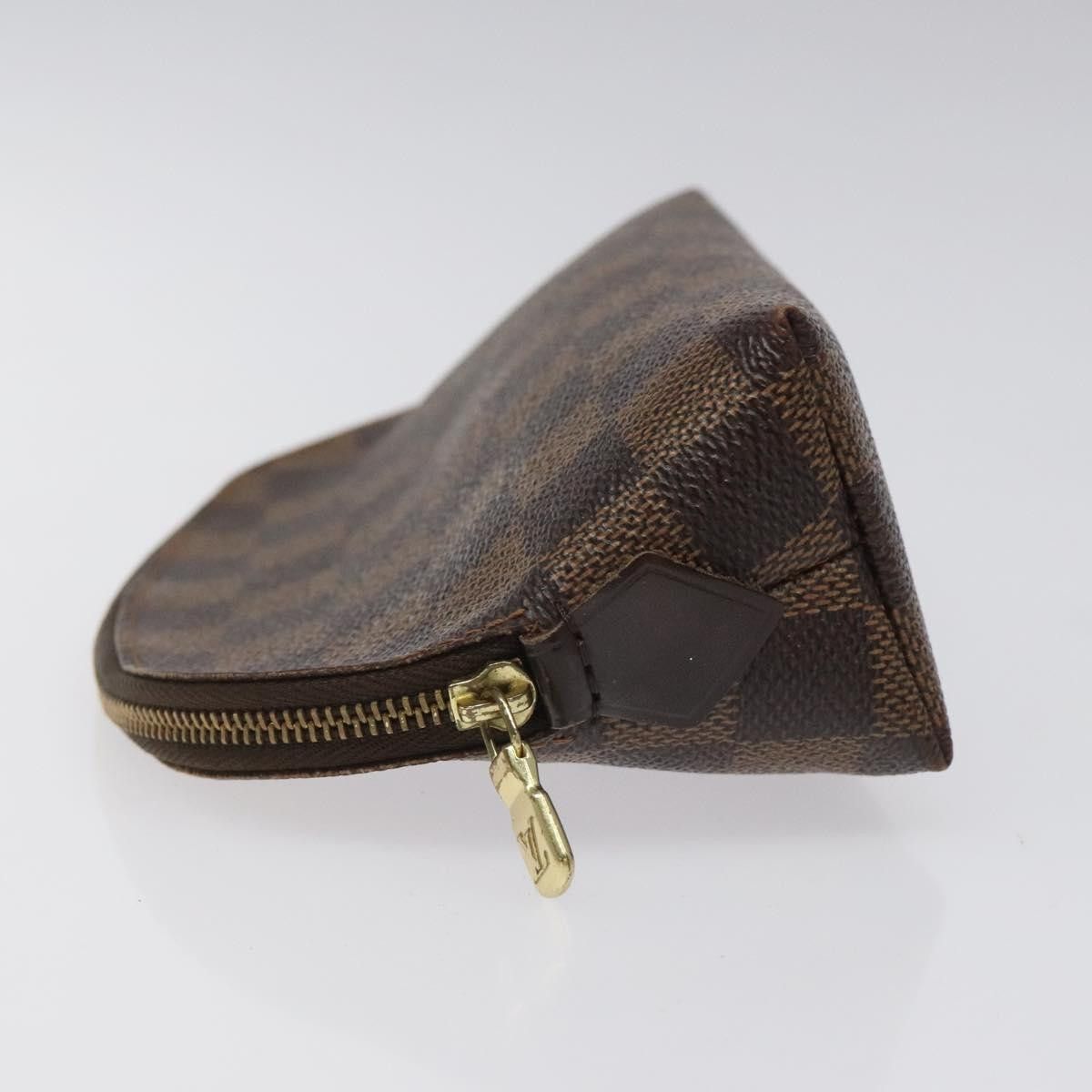 Louis Vuitton Cosmetic Pouch Brown Canvas Clutch Bag (Pre-Owned) Size ONE SIZE - 4 Thumbnail
